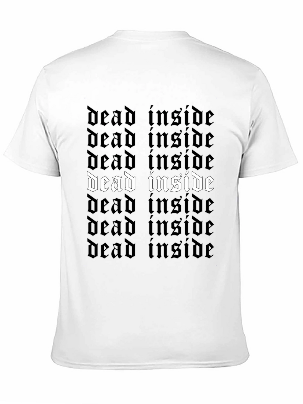 Dead Inside Gothic T-Shirt - Edgy Style