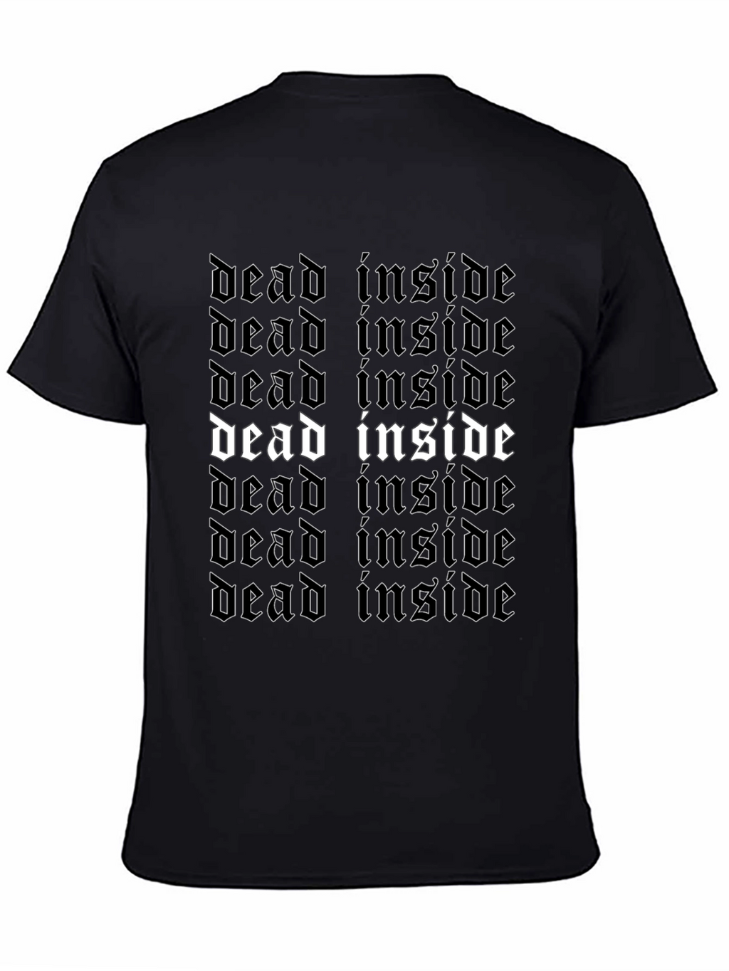 Dead Inside Gothic T-Shirt - Edgy Style