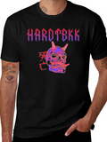 Hardtekk Oni Mask Graphic Tee - Edgy Streetwear