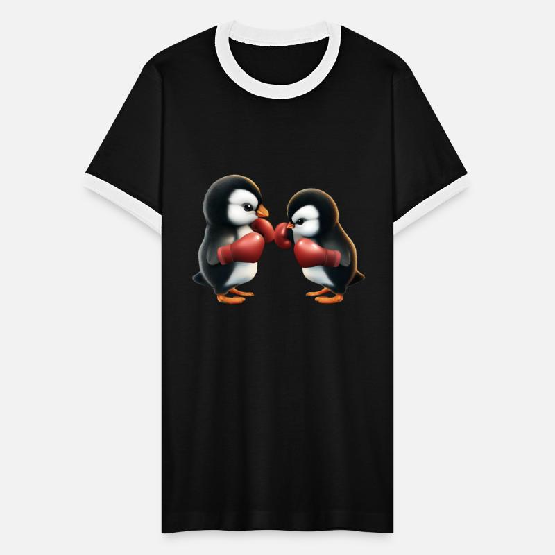 Penguin boxing match