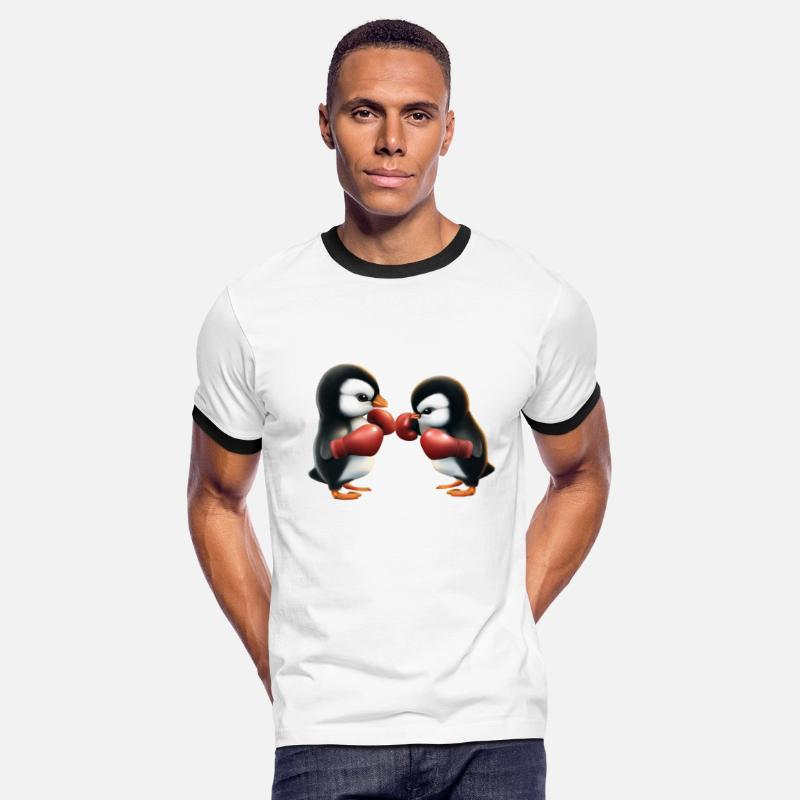 Penguin boxing match