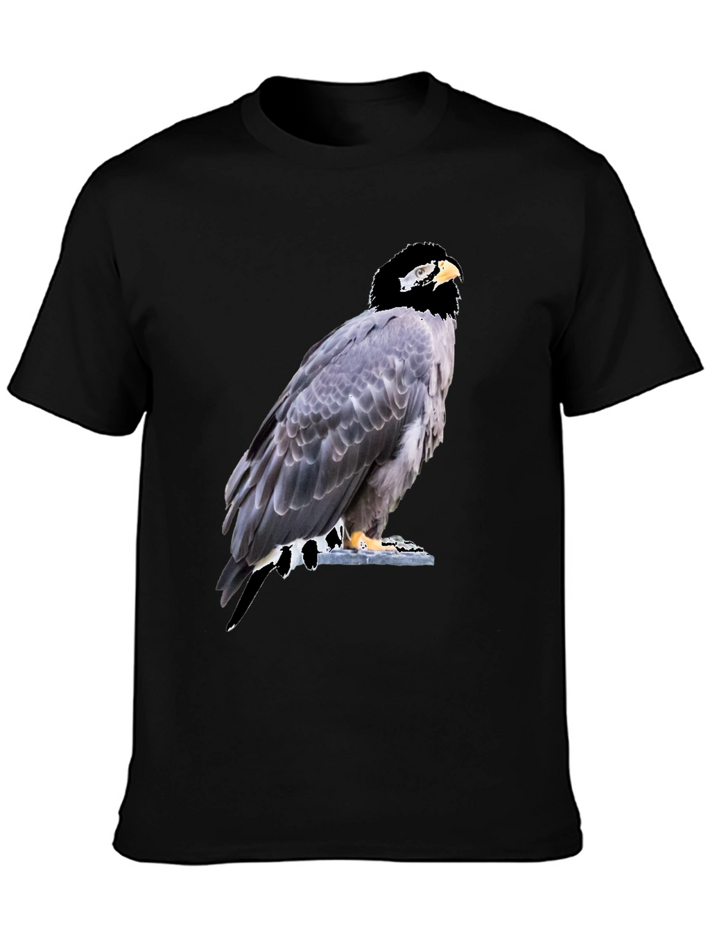 Eagle Graphic Tee - Mens Black Cotton T-Shirt