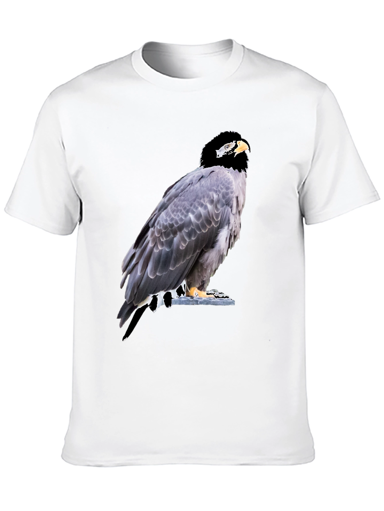 Eagle Graphic Tee - Mens Black Cotton T-Shirt