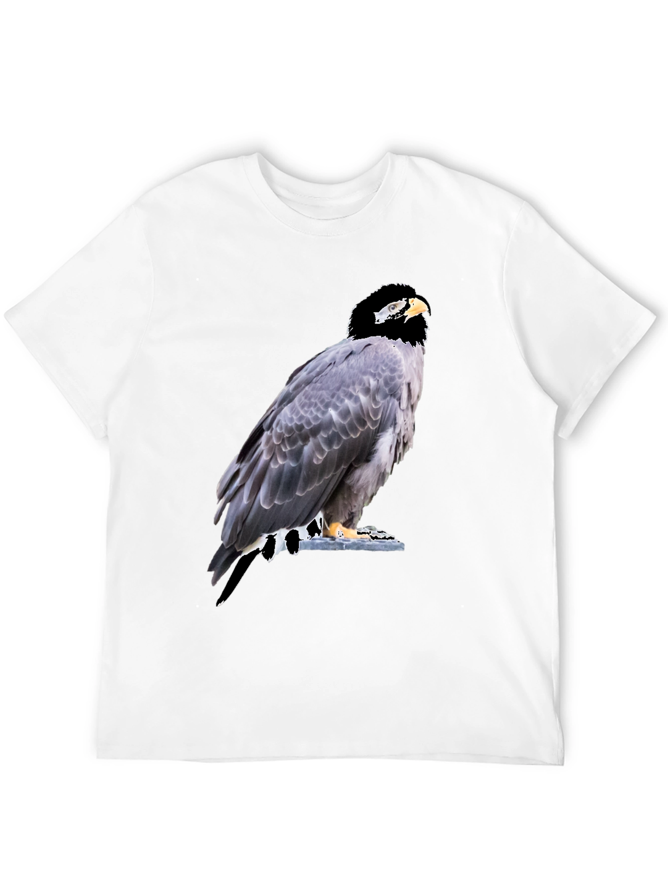Eagle Graphic Tee - Mens Black Cotton T-Shirt