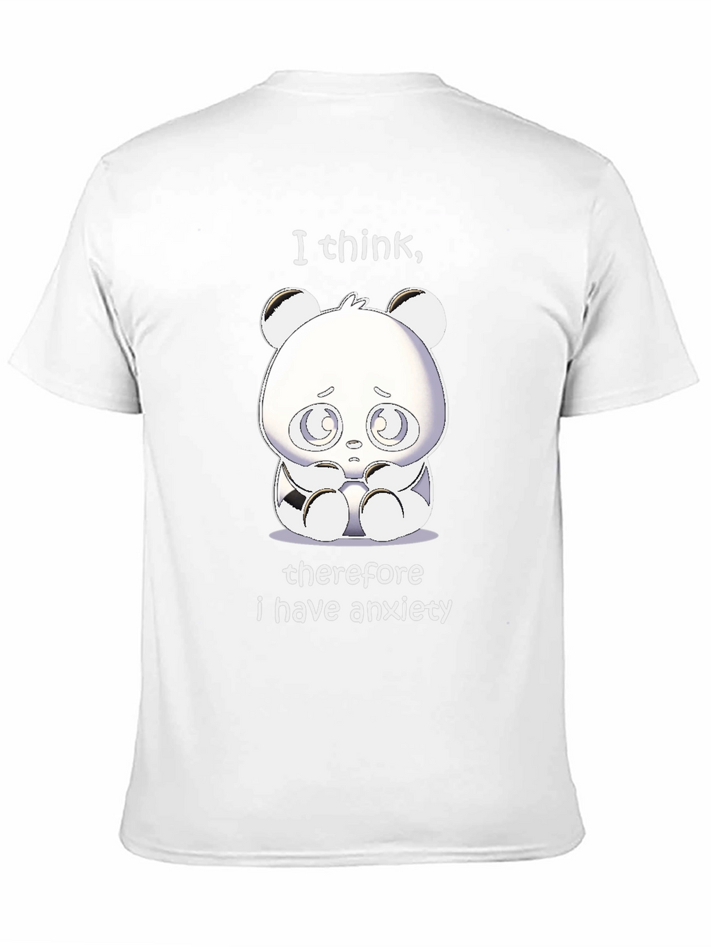 Anxiety Panda Graphic T-Shirt