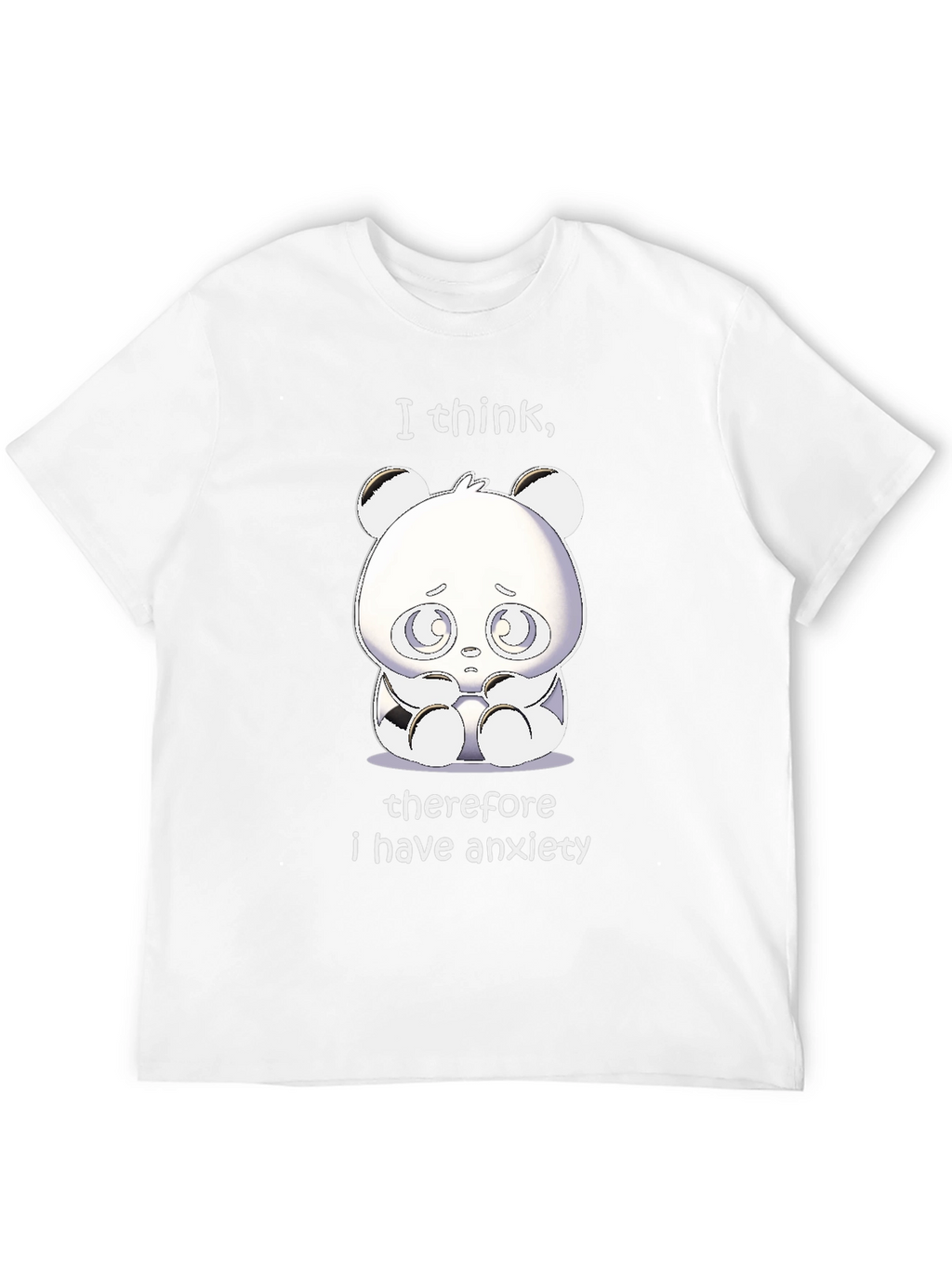 Anxiety Panda Graphic T-Shirt