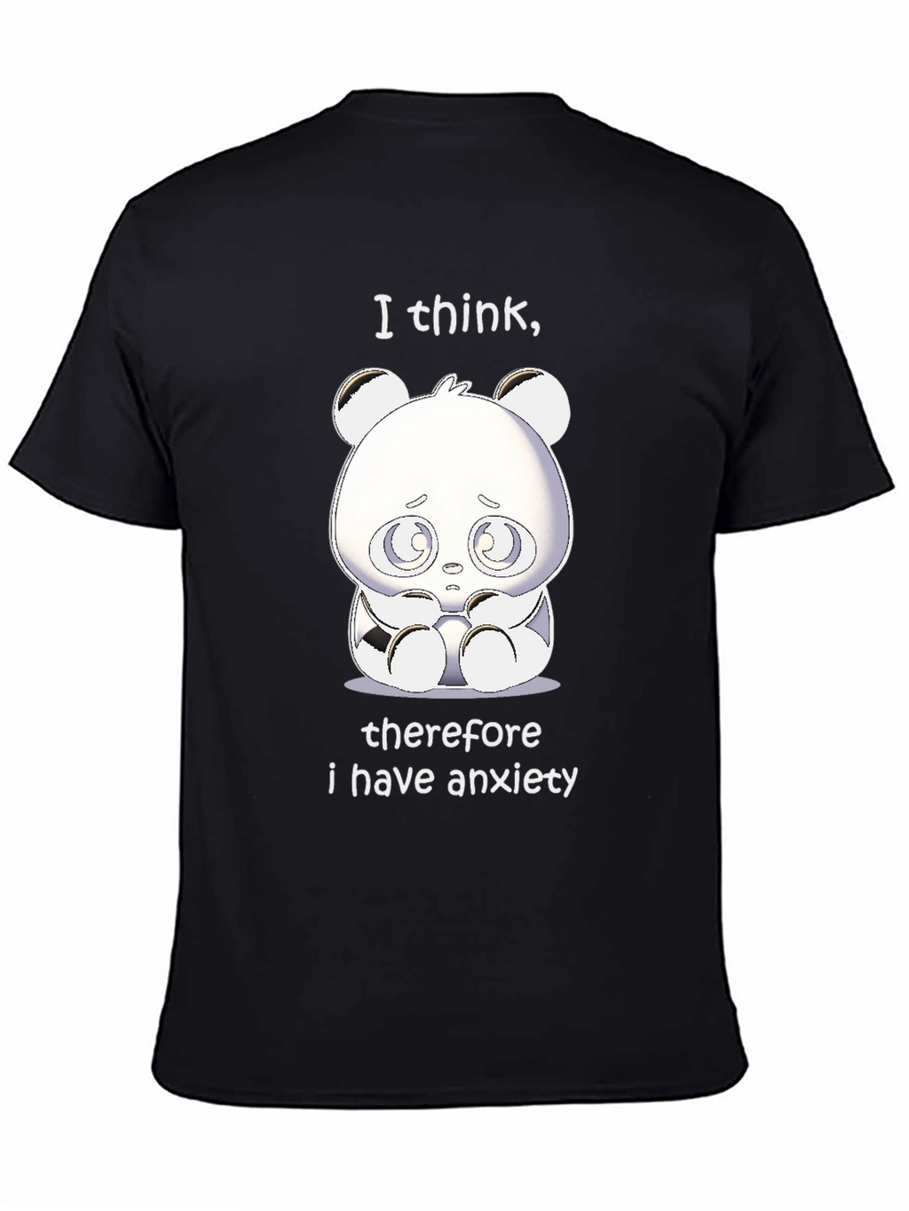 Anxiety Panda Graphic T-Shirt