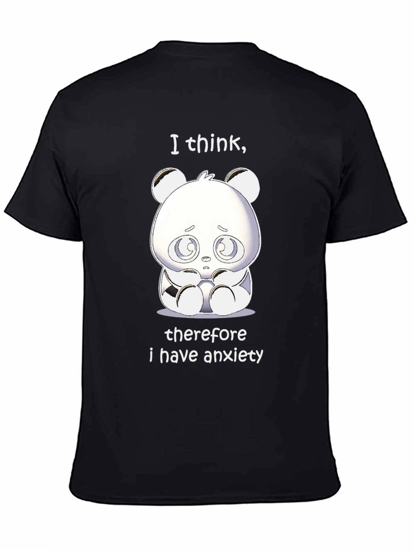 Anxiety Panda Graphic T-Shirt