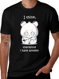 Anxiety Panda Graphic T-Shirt