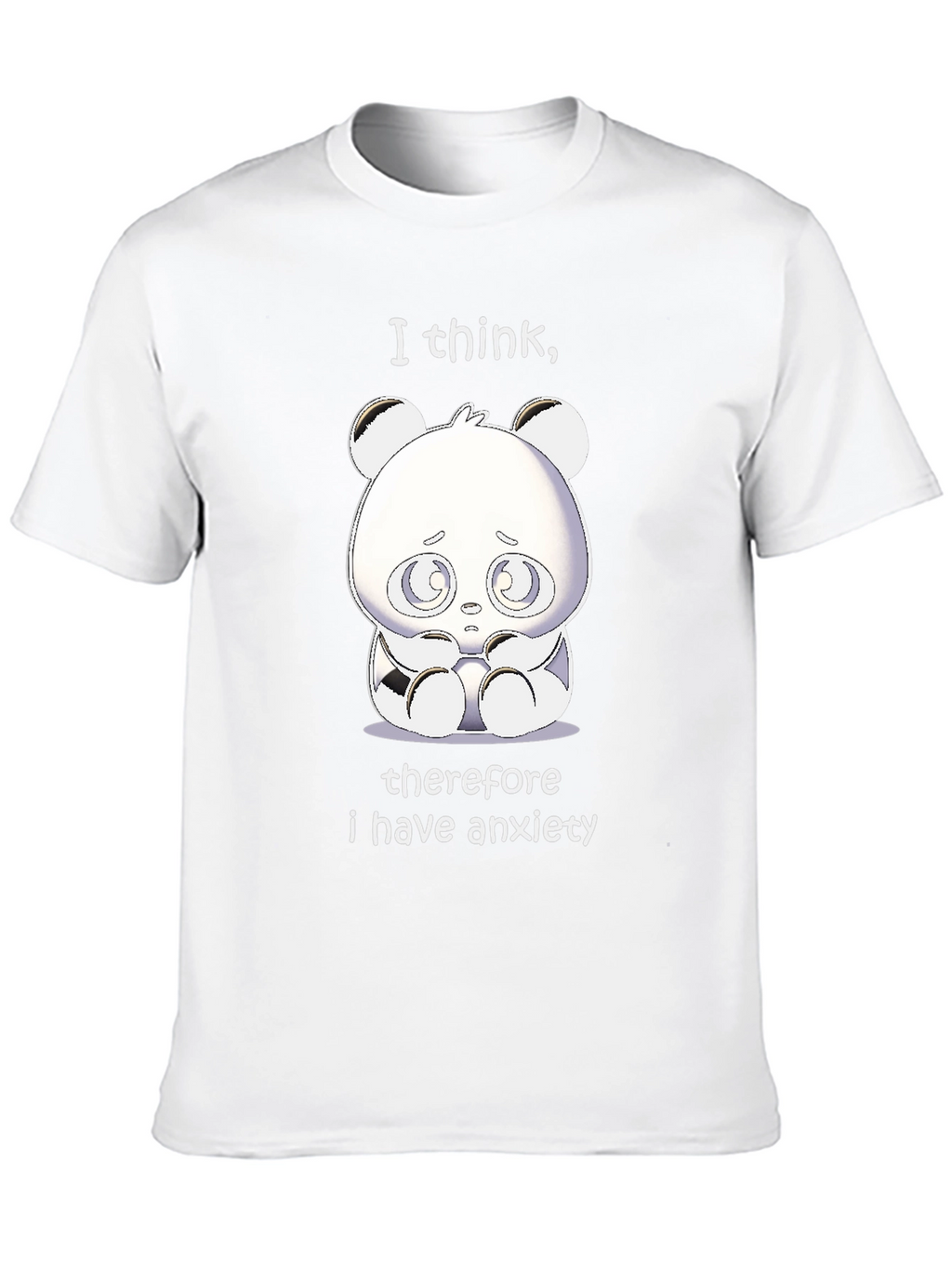 Anxiety Panda Graphic T-Shirt