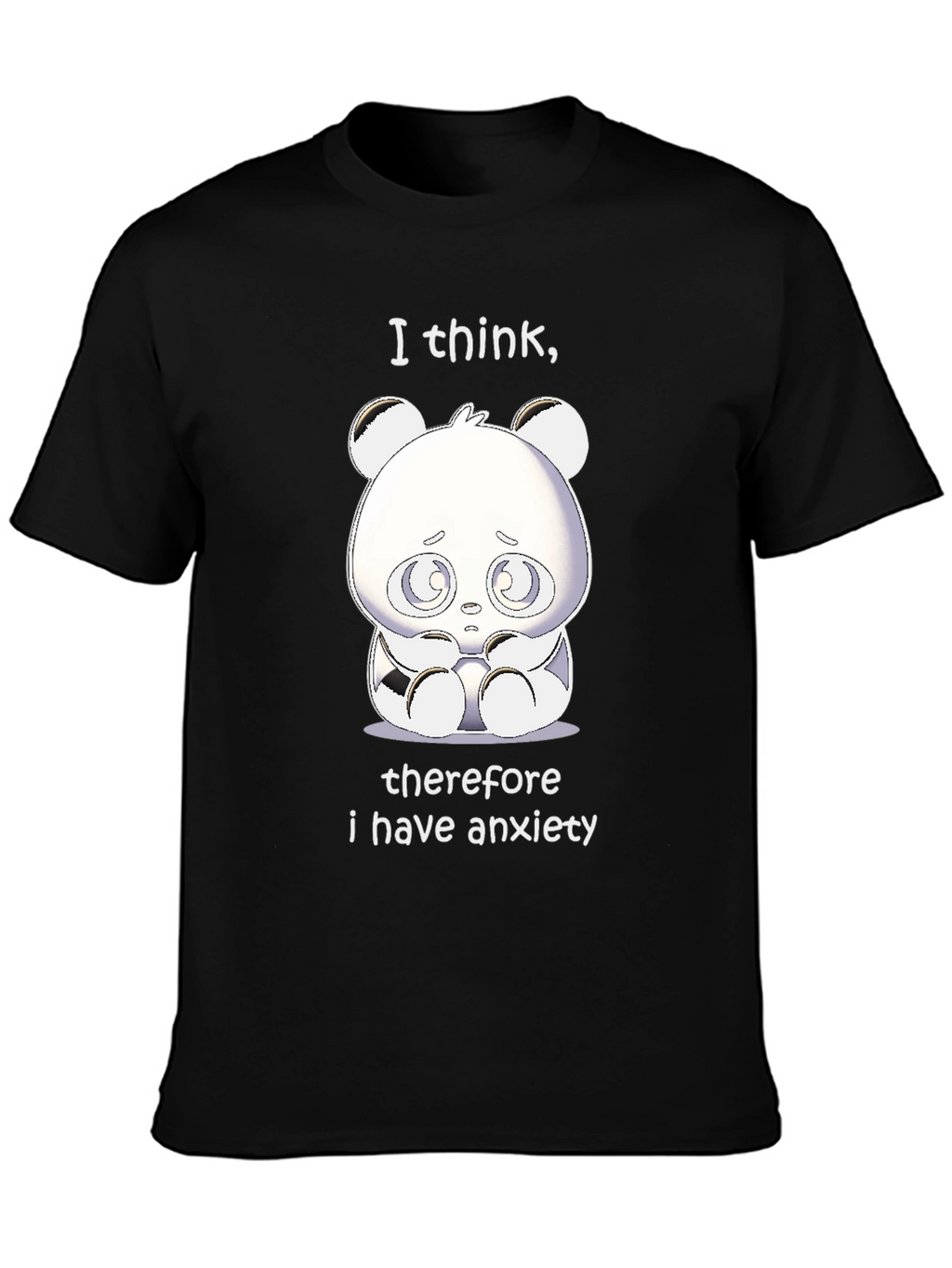 Anxiety Panda Graphic T-Shirt