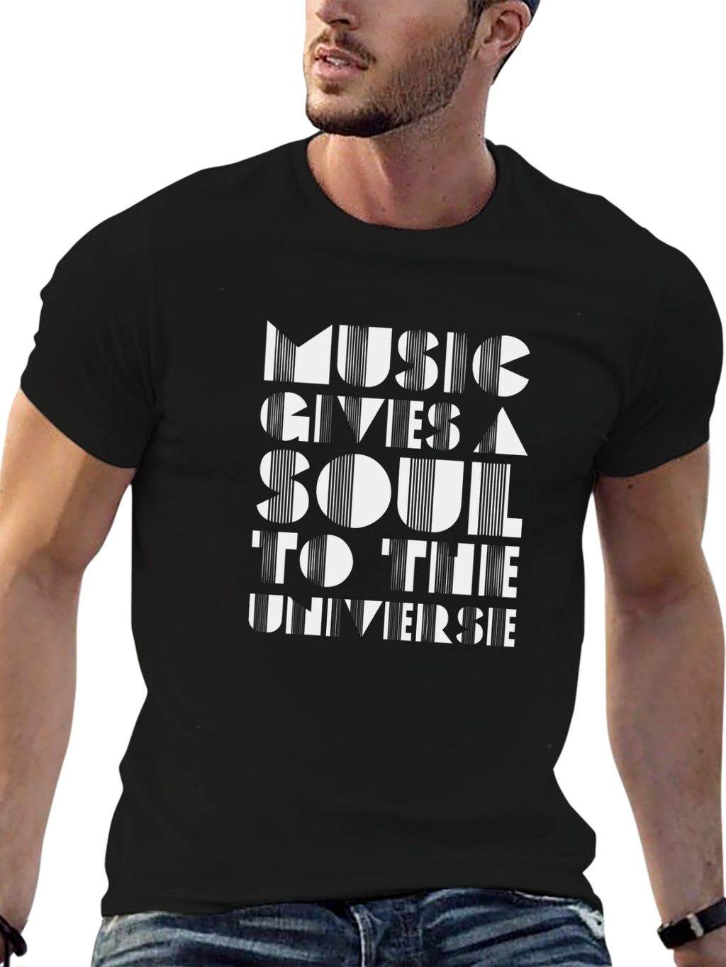 Music Gives A Soul Graphic T-Shirt