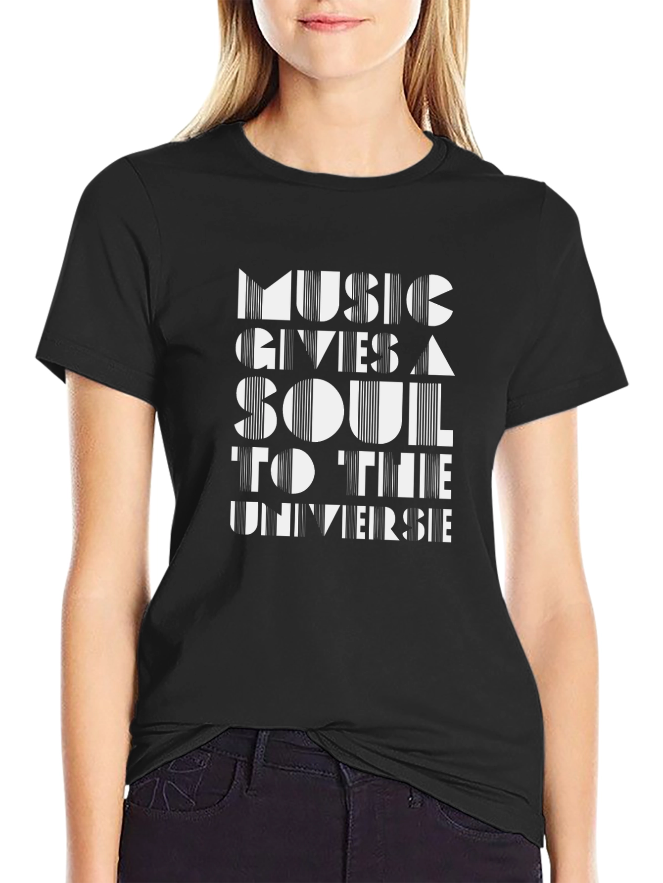 Music Gives A Soul Graphic T-Shirt
