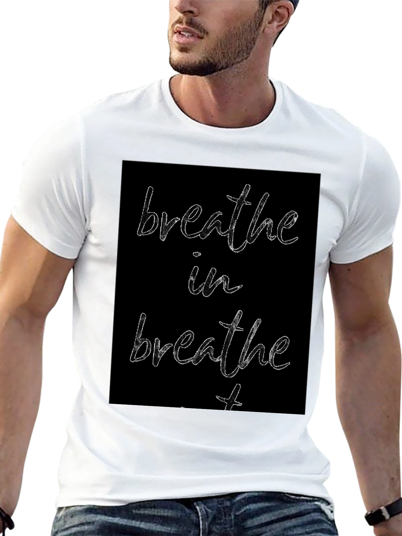 Breathe In Breathe Out Graphic Tee