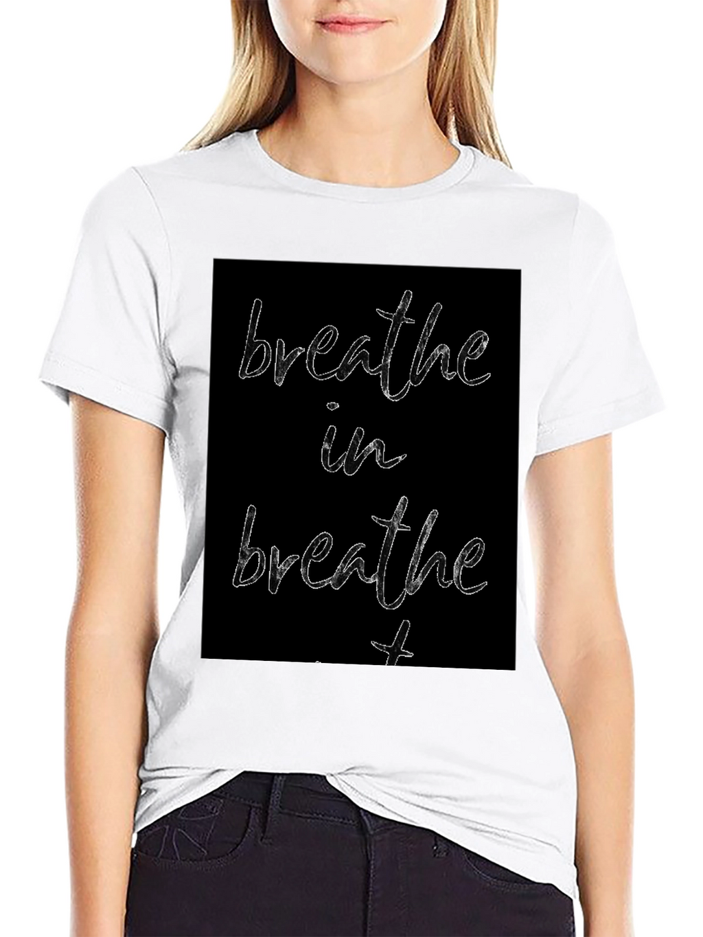 Breathe In Breathe Out Graphic Tee
