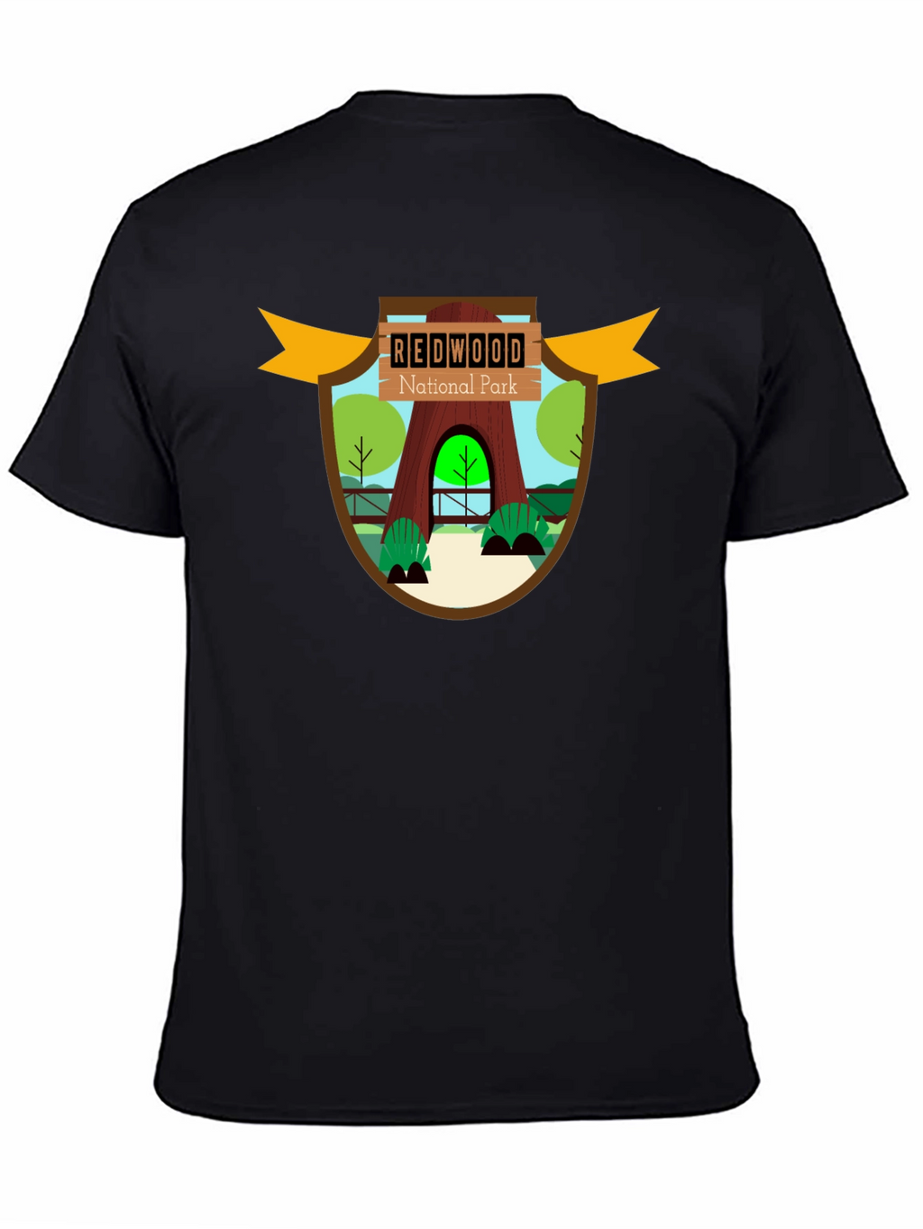 Redwood National Park Graphic Tee - Black