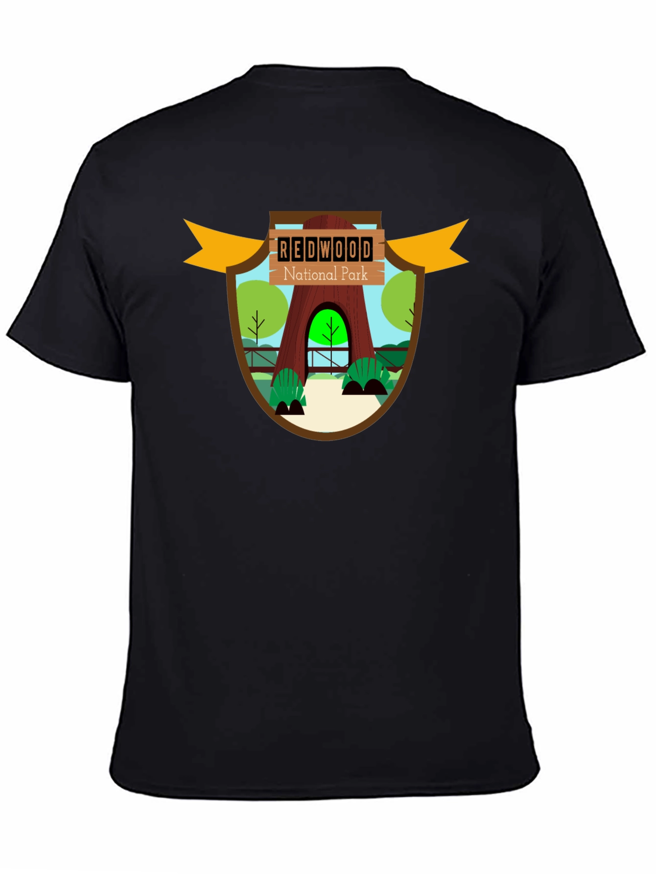 Redwood National Park Graphic Tee - Black