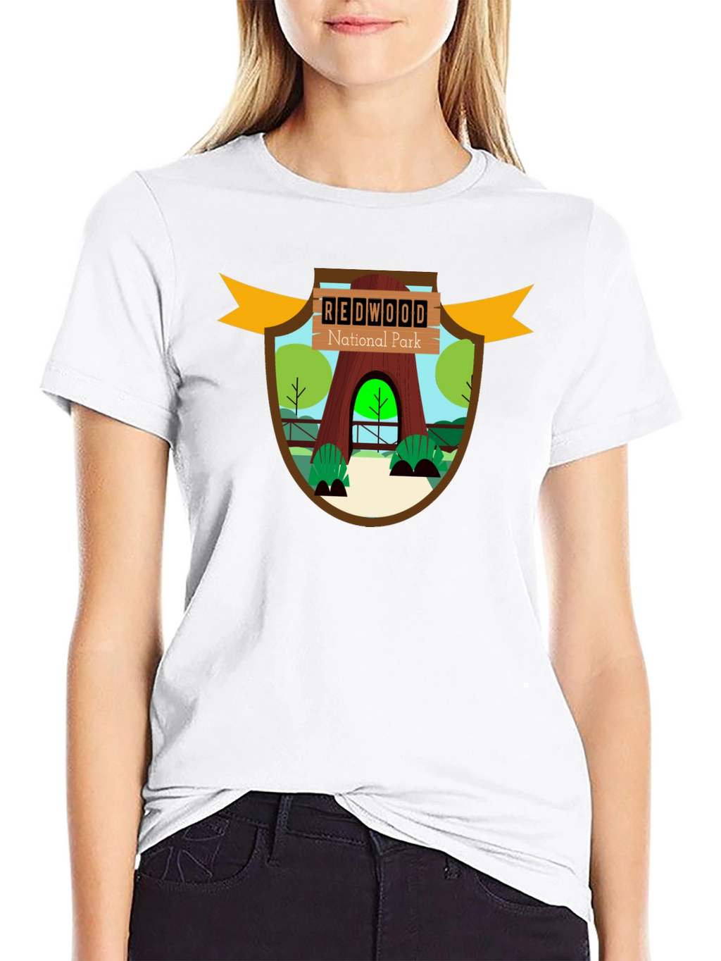 Redwood National Park Graphic Tee - Black