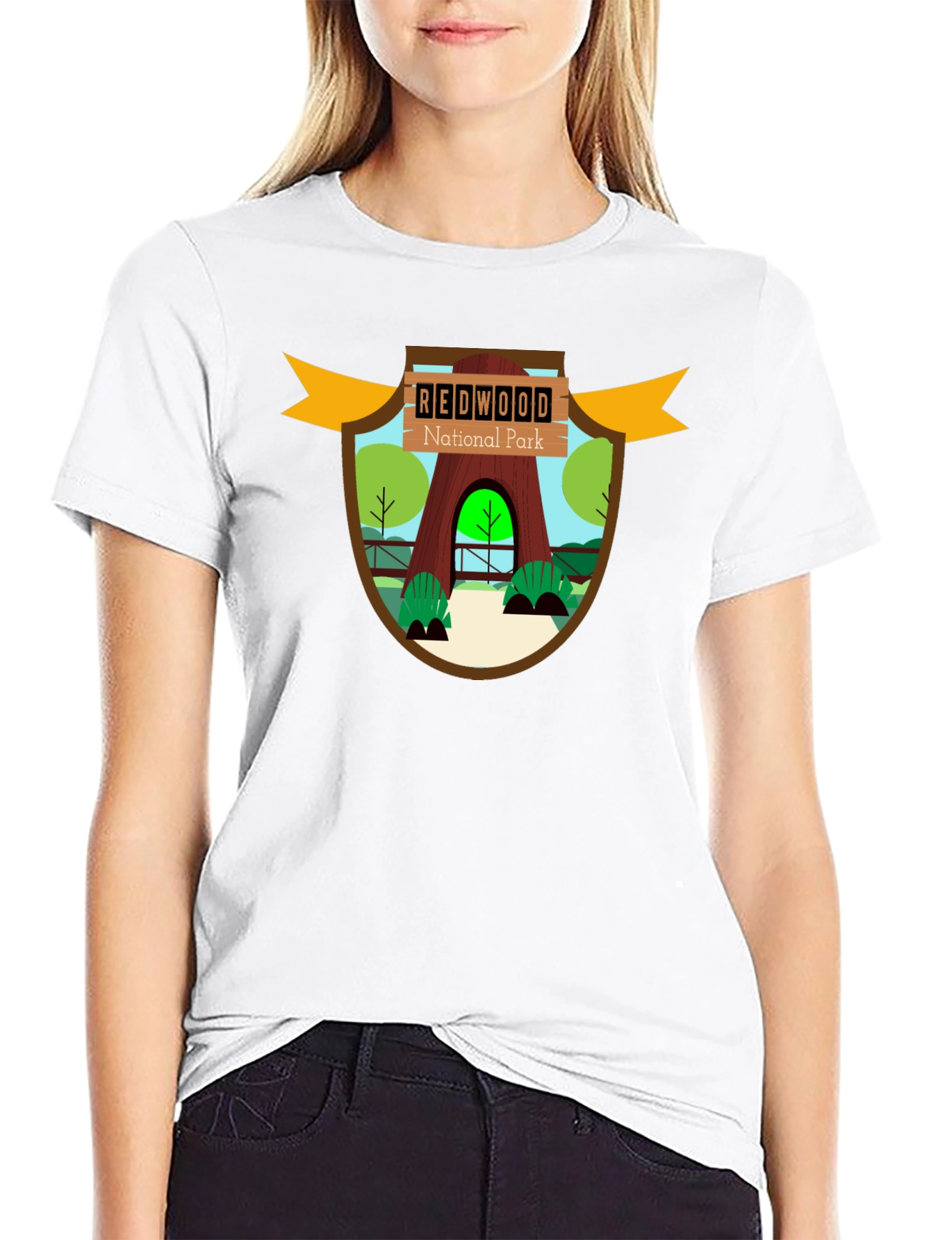 Redwood National Park Graphic Tee - Black
