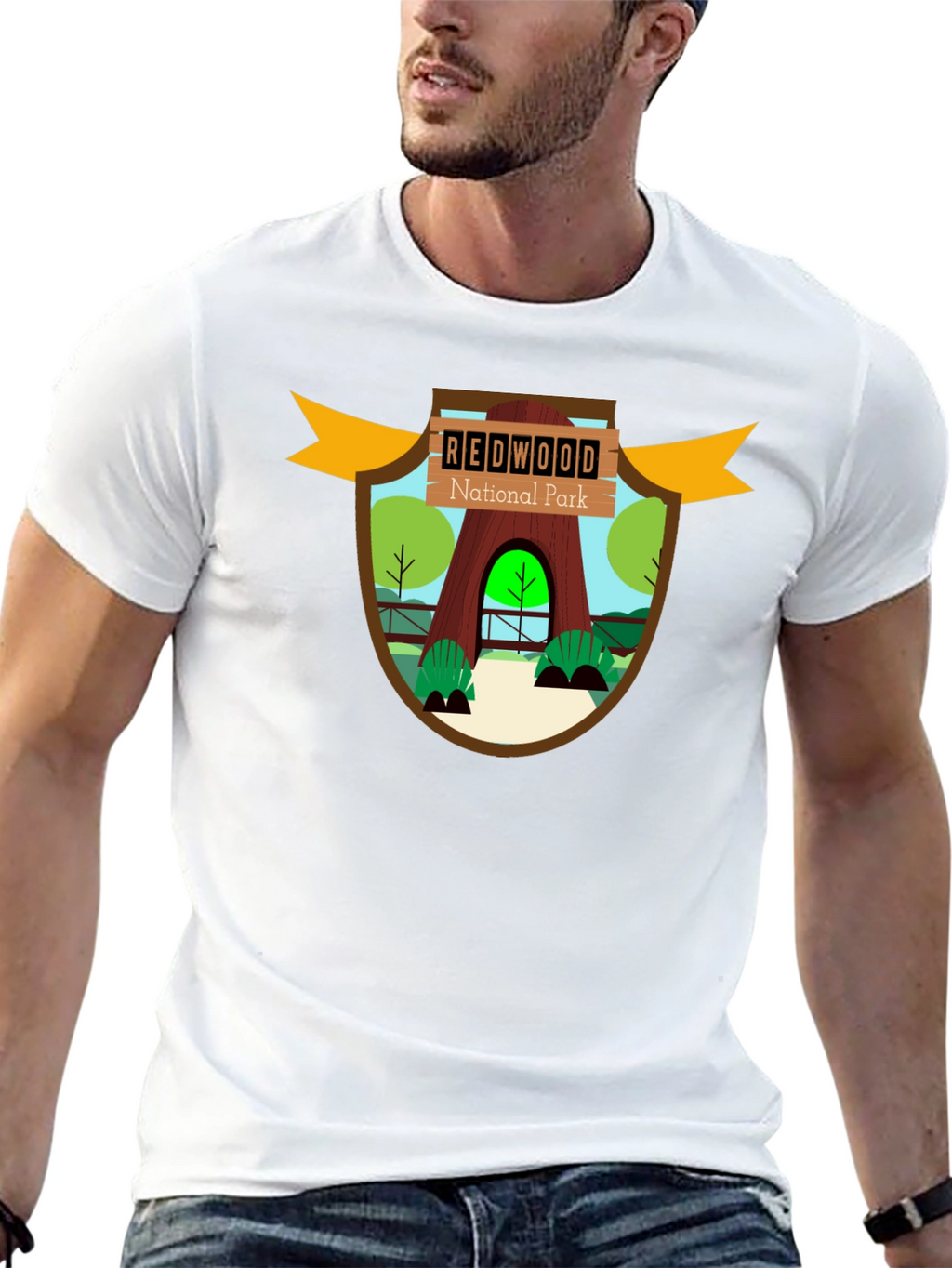 Redwood National Park Graphic Tee - Black