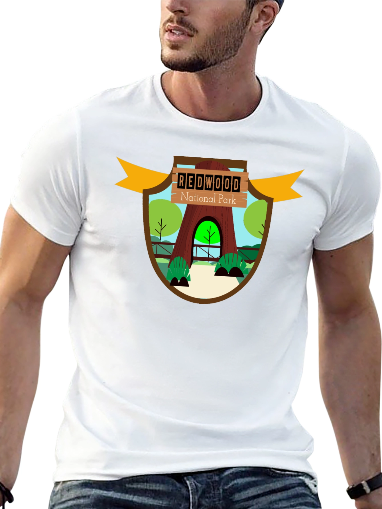 Redwood National Park Graphic Tee - Black