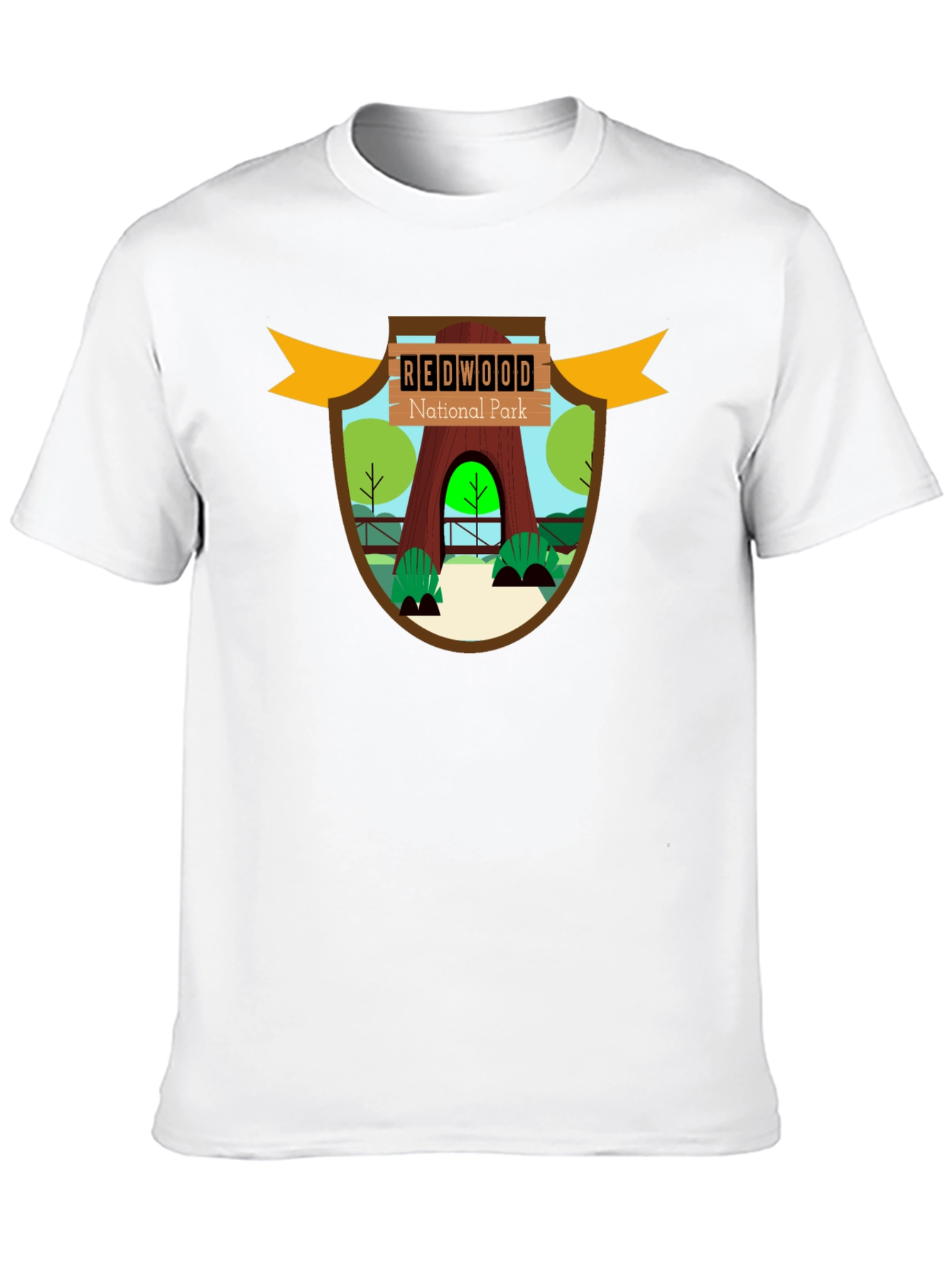 Redwood National Park Graphic Tee - Black