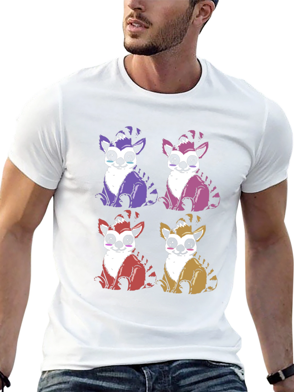 Lemur Graphic Print Tee