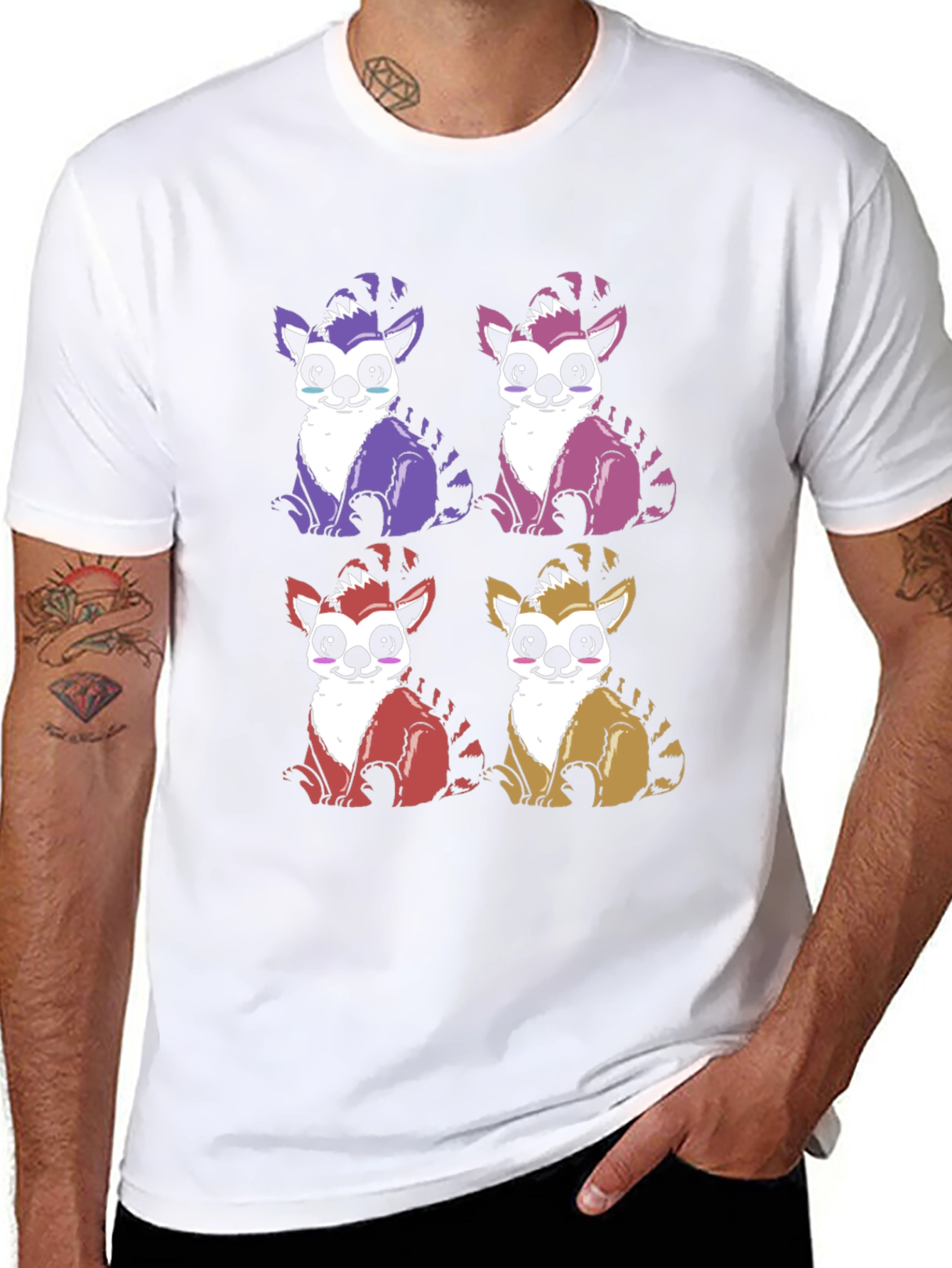 Lemur Graphic Print Tee