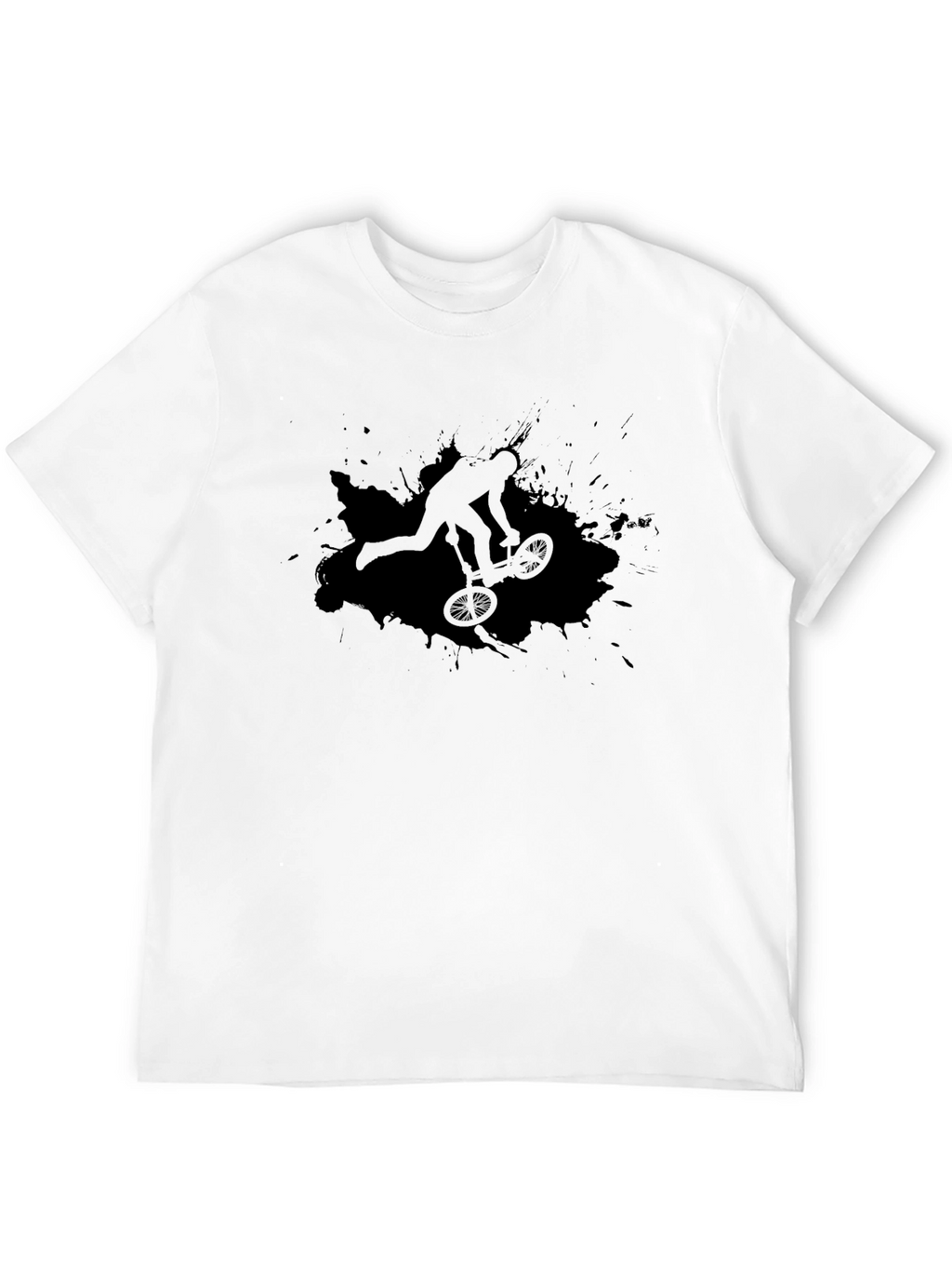 BMX Rider Graphic Tee - Cool Black T-Shirt