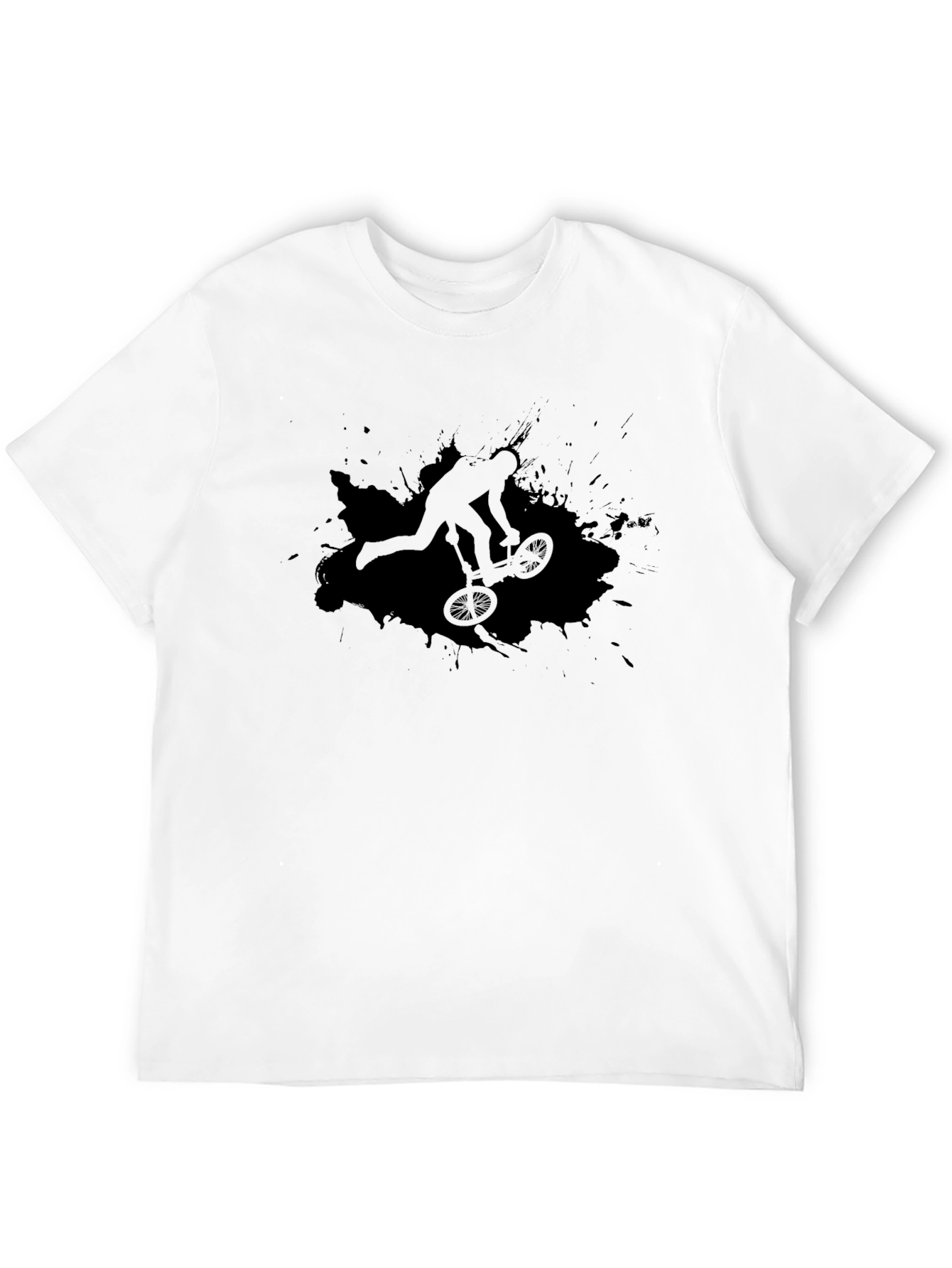 BMX Rider Graphic Tee - Cool Black T-Shirt