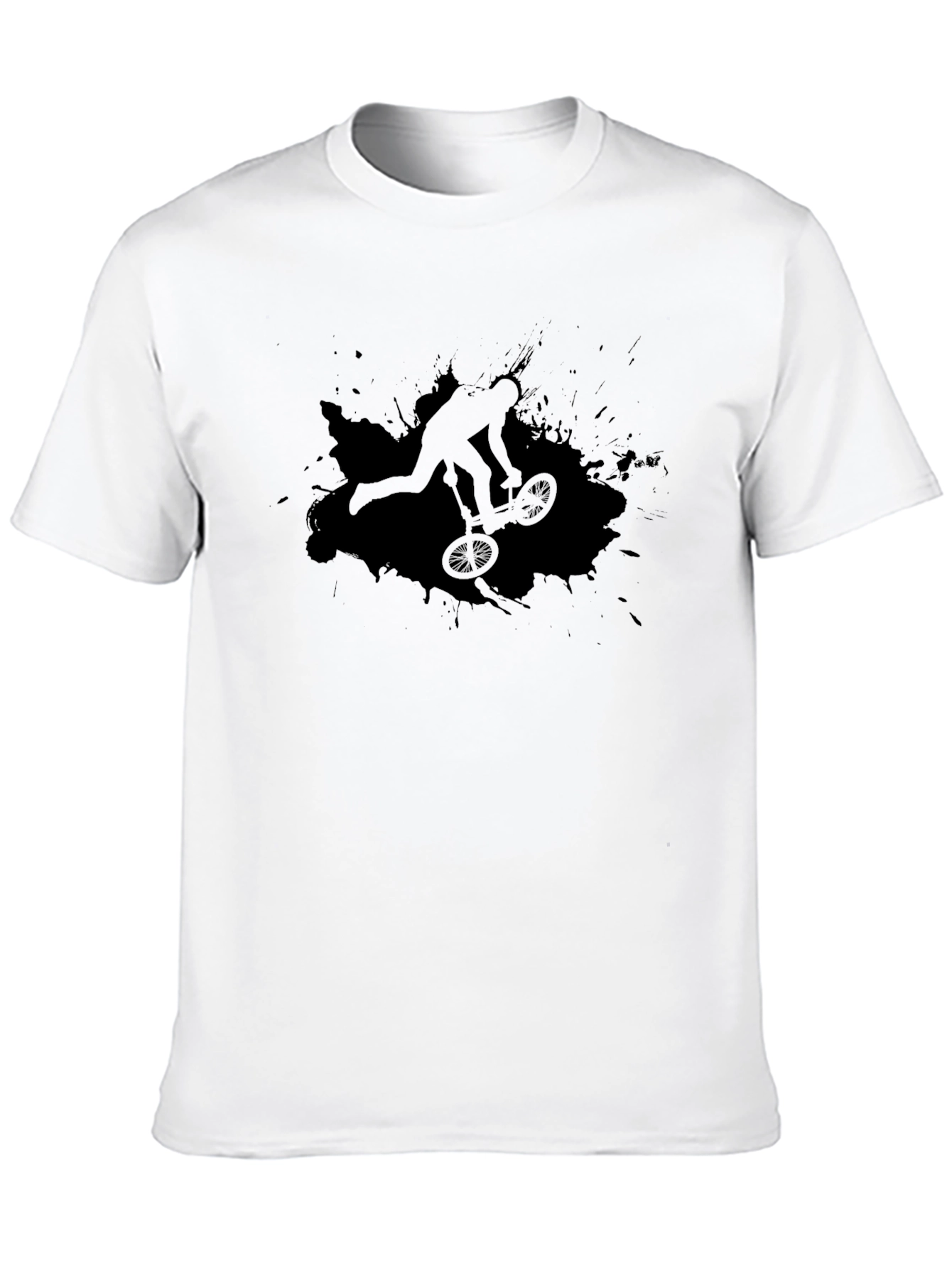 BMX Rider Graphic Tee - Cool Black T-Shirt