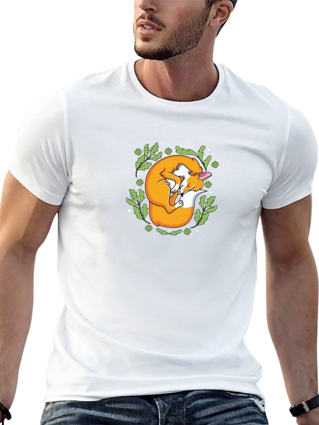 Sleeping Fox T-Shirt - Cozy & Stylish