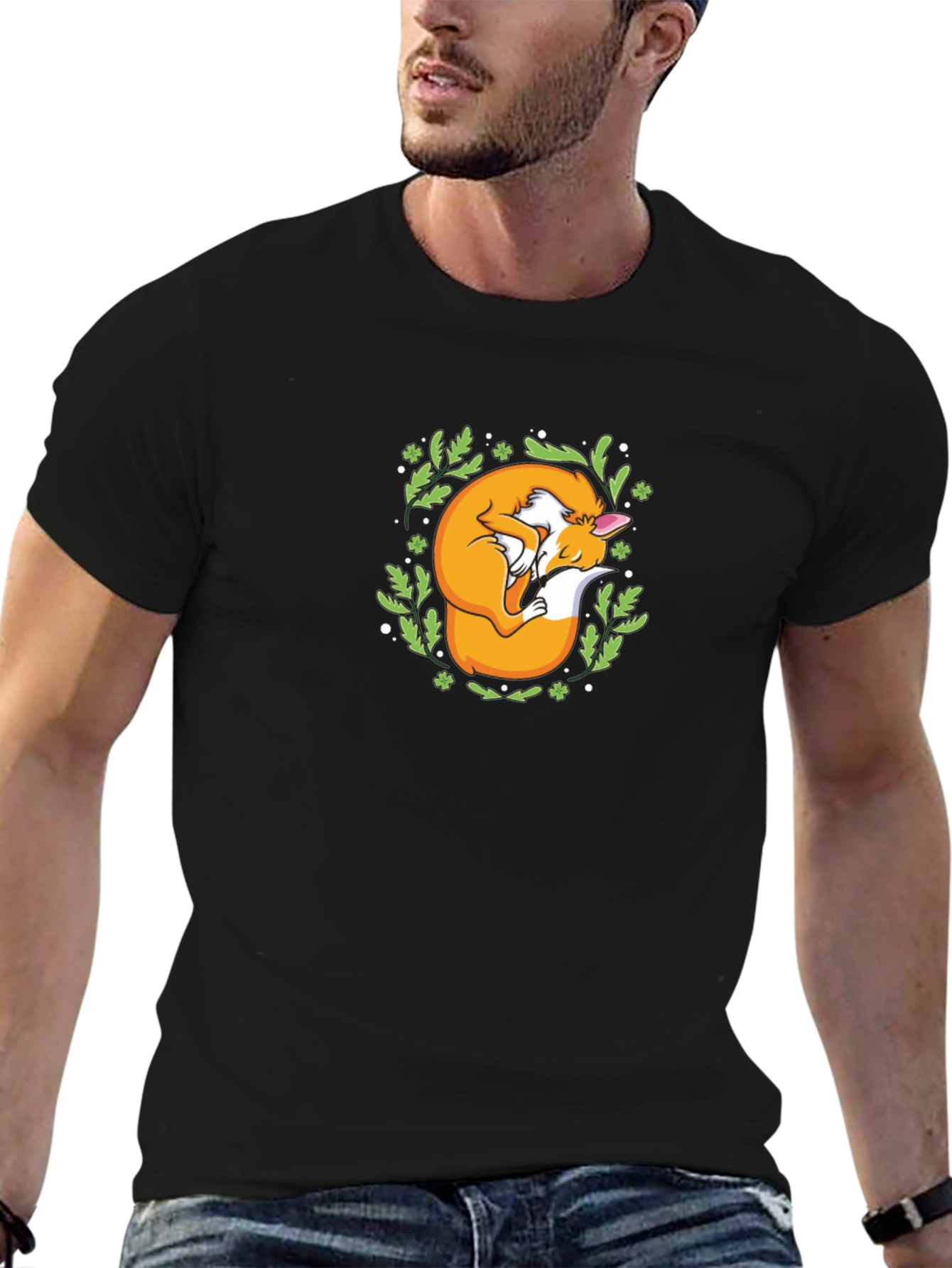 Sleeping Fox T-Shirt - Cozy & Stylish