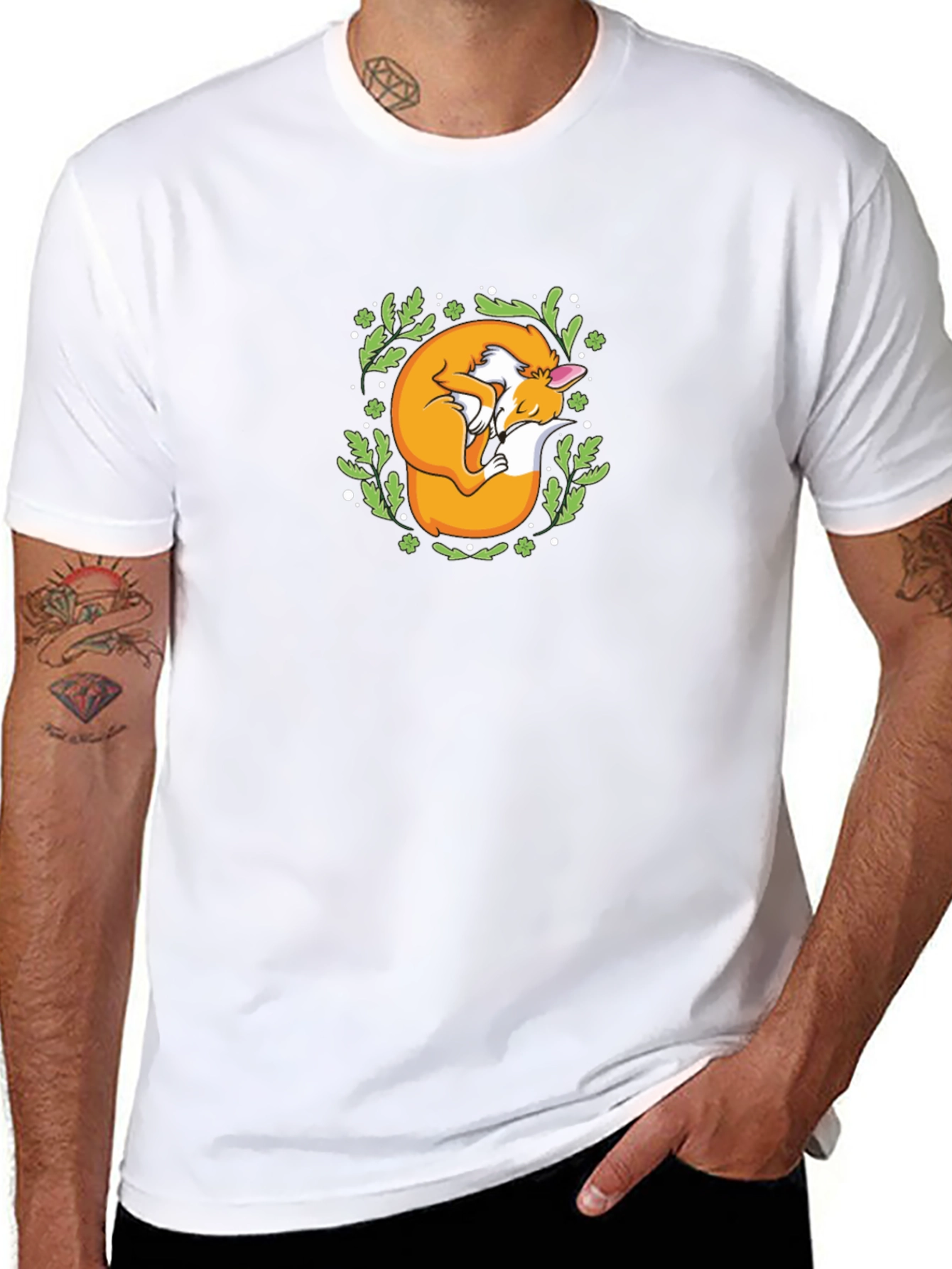 Sleeping Fox T-Shirt - Cozy & Stylish