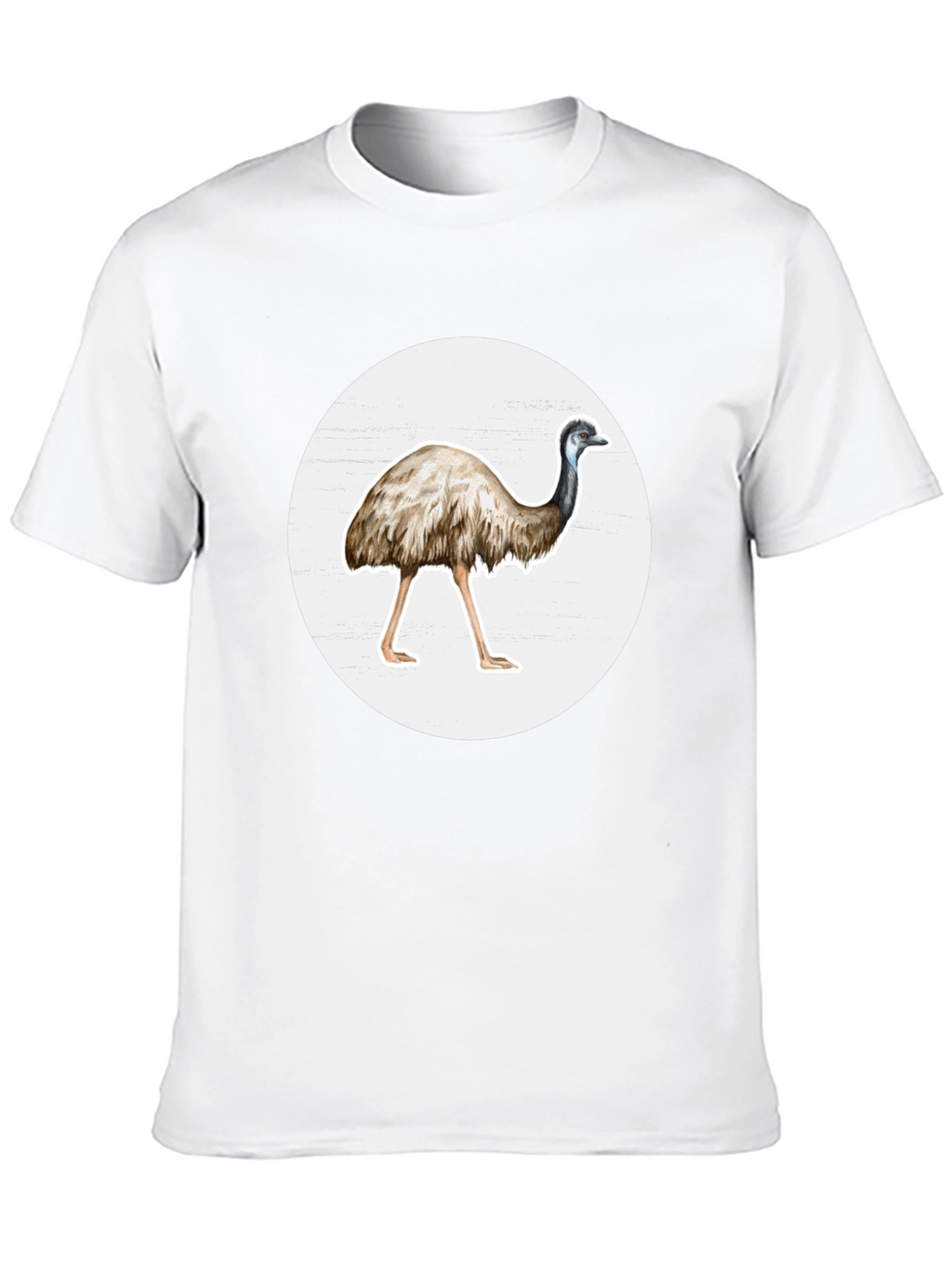 Emu Graphic T-Shirt - Casual Black Tee