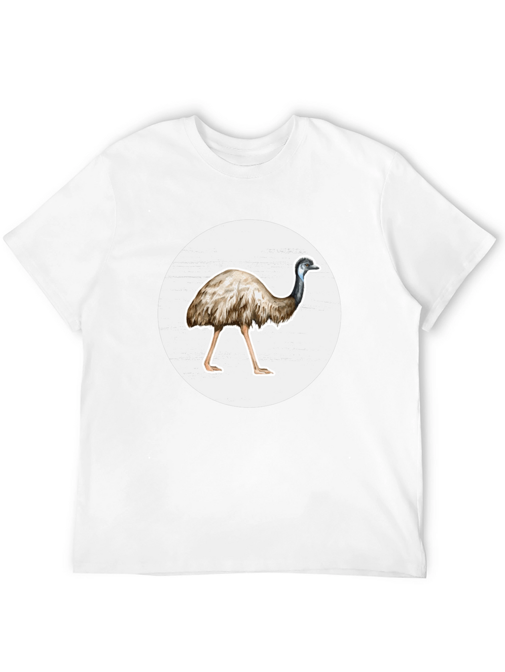 Emu Graphic T-Shirt - Casual Black Tee