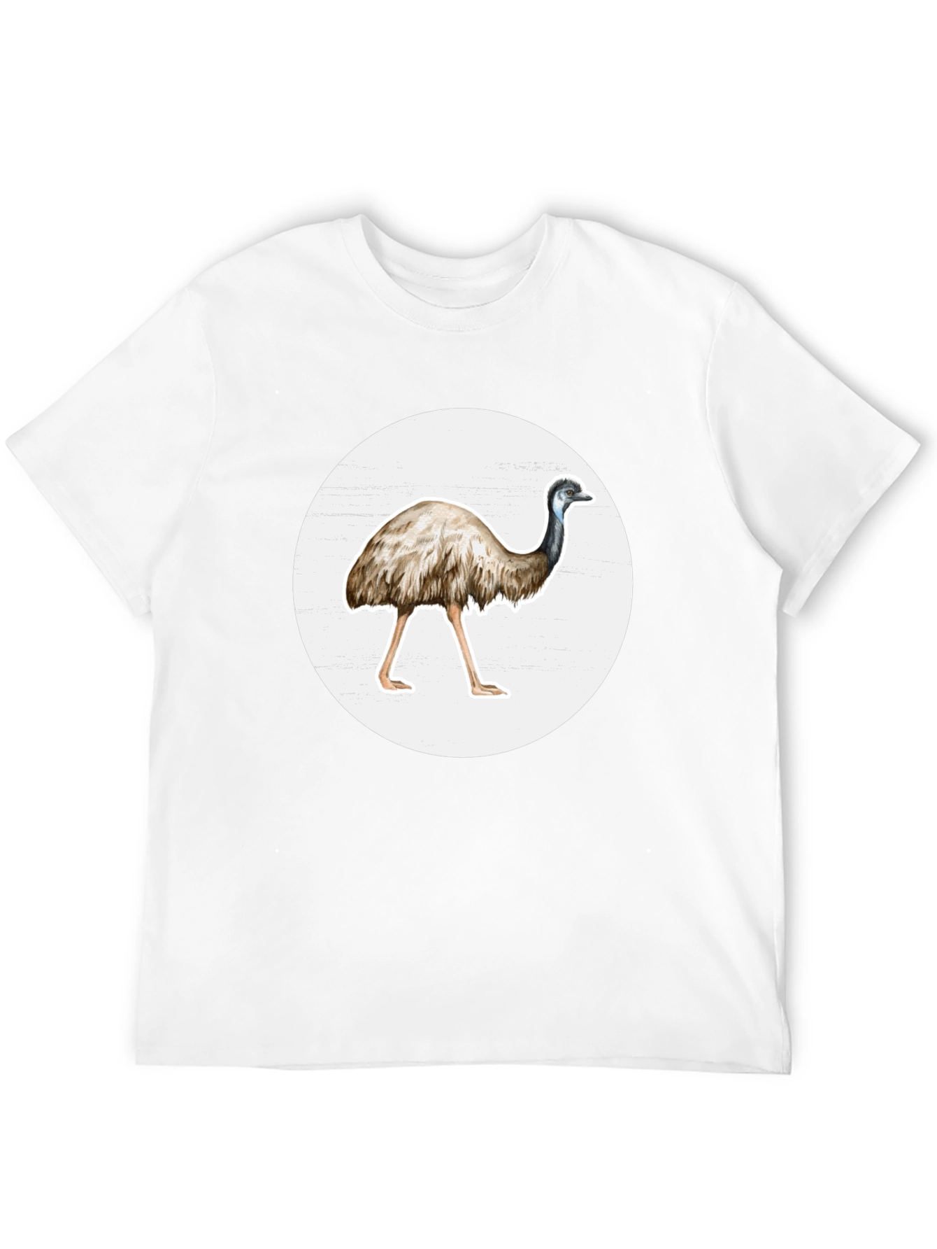 Emu Graphic T-Shirt - Casual Black Tee
