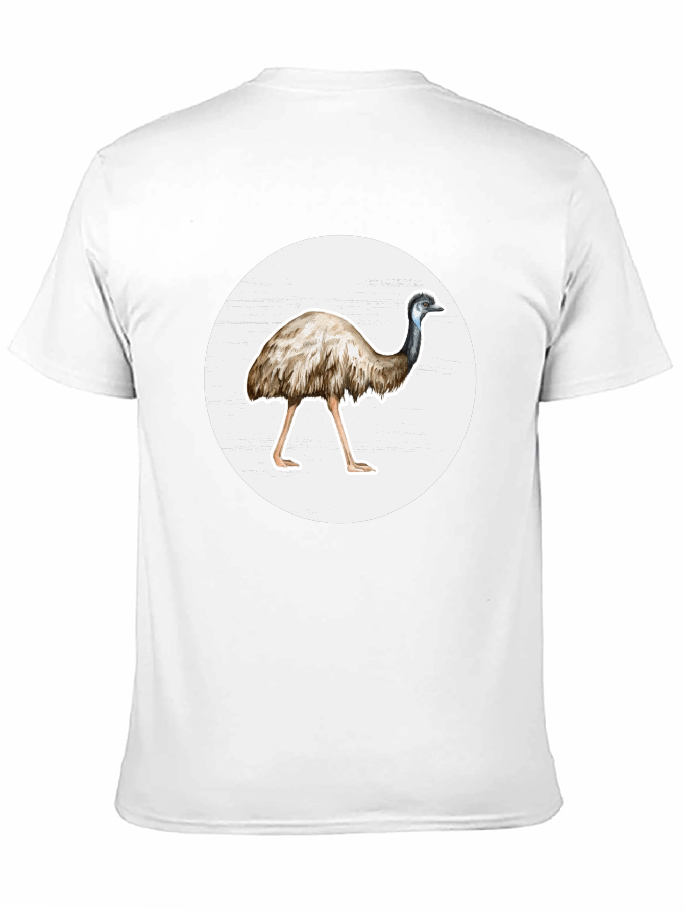 Emu Graphic T-Shirt - Casual Black Tee