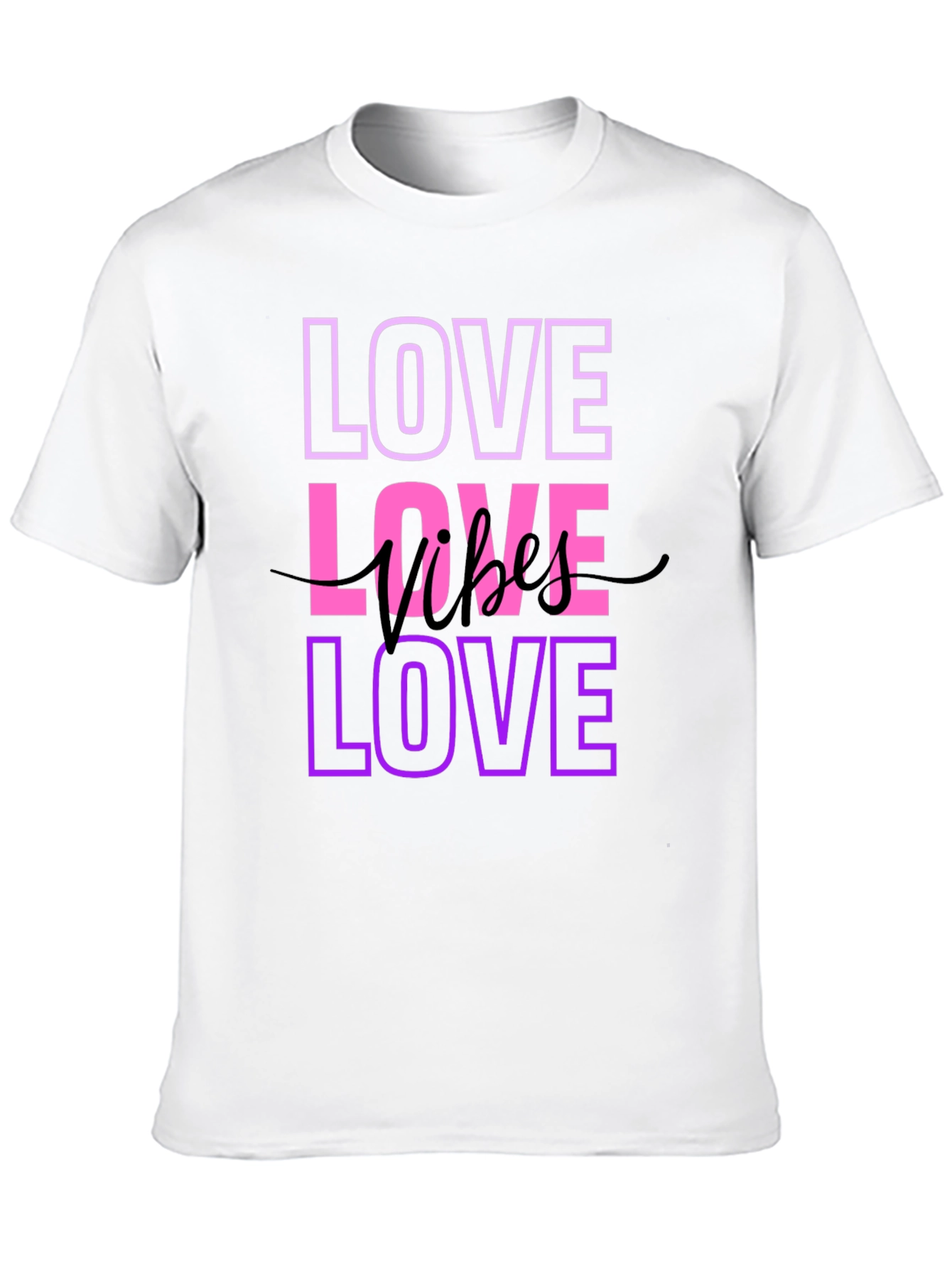 Love Vibes T-Shirt - Stylish Graphic Tee
