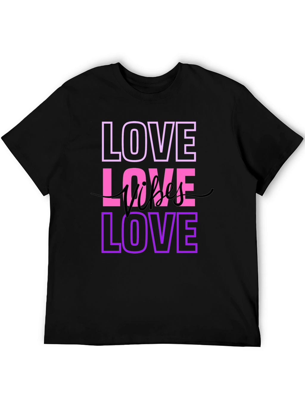 Love Vibes T-Shirt - Stylish Graphic Tee