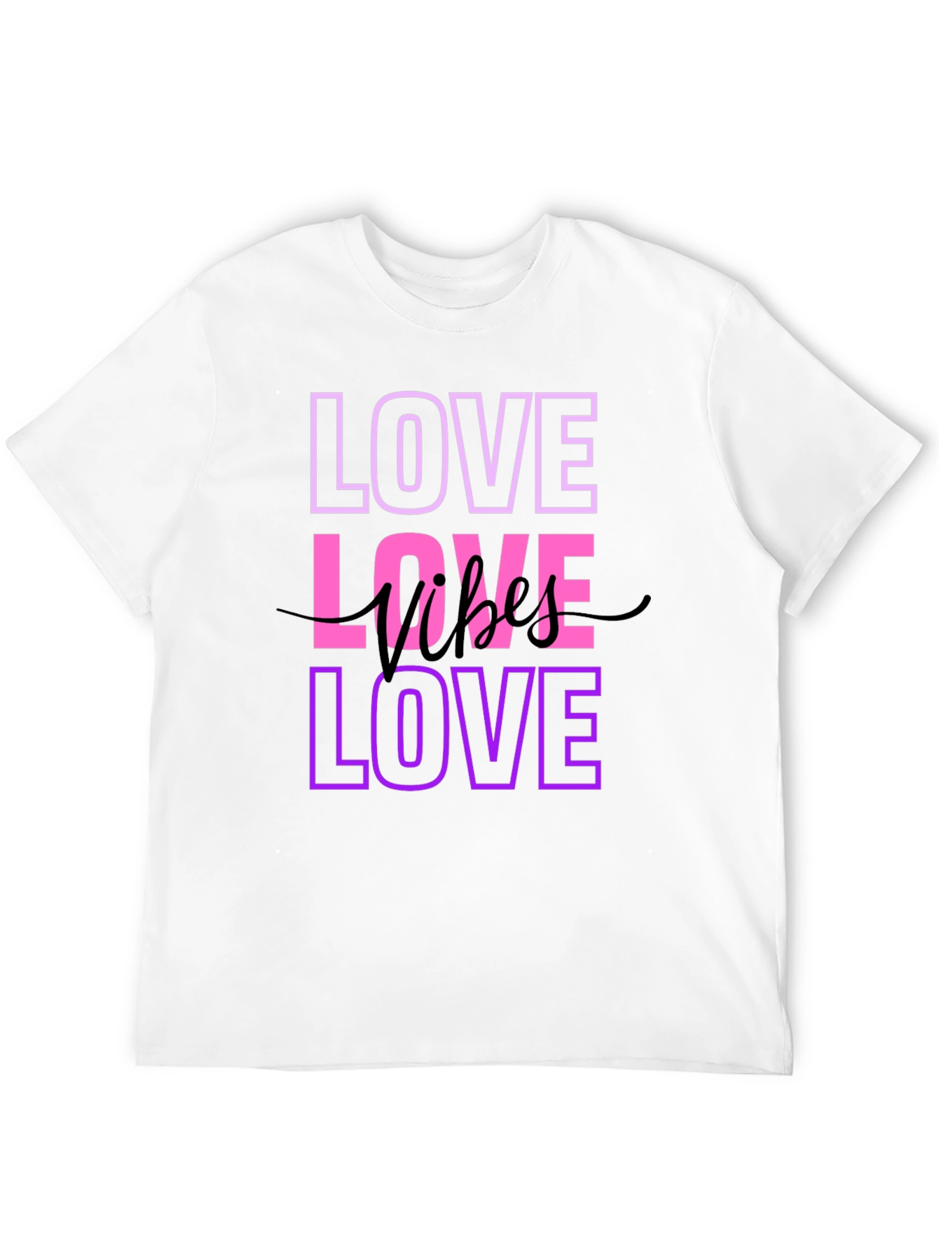 Love Vibes T-Shirt - Stylish Graphic Tee