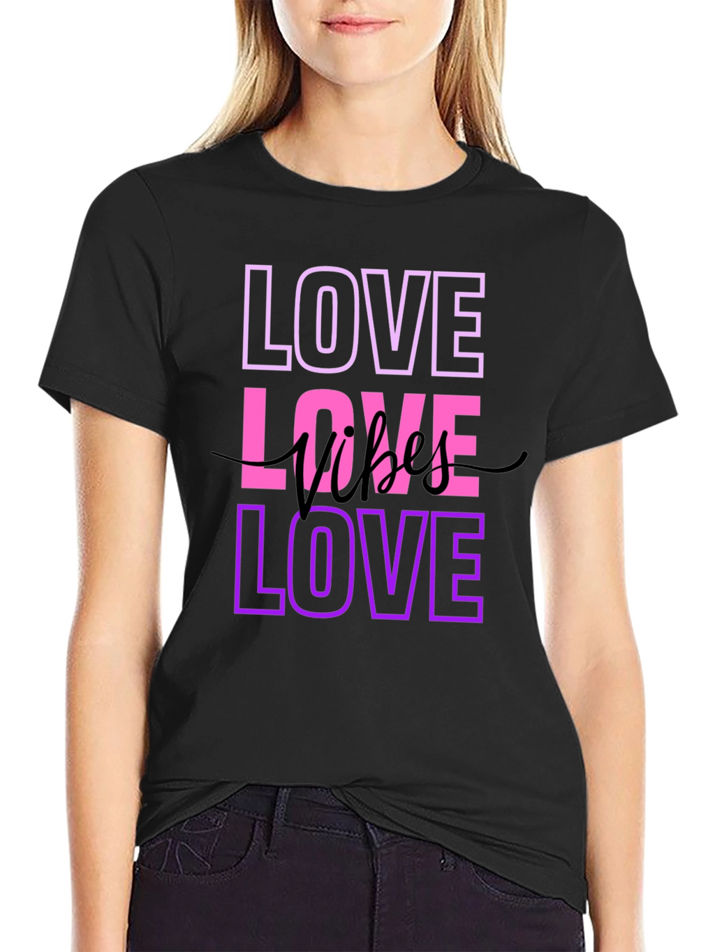 Love Vibes T-Shirt - Stylish Graphic Tee