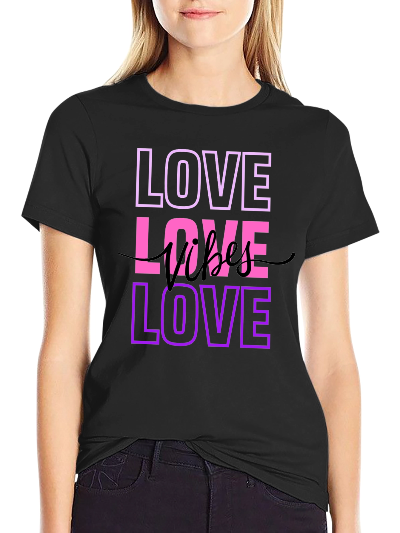 Love Vibes T-Shirt - Stylish Graphic Tee