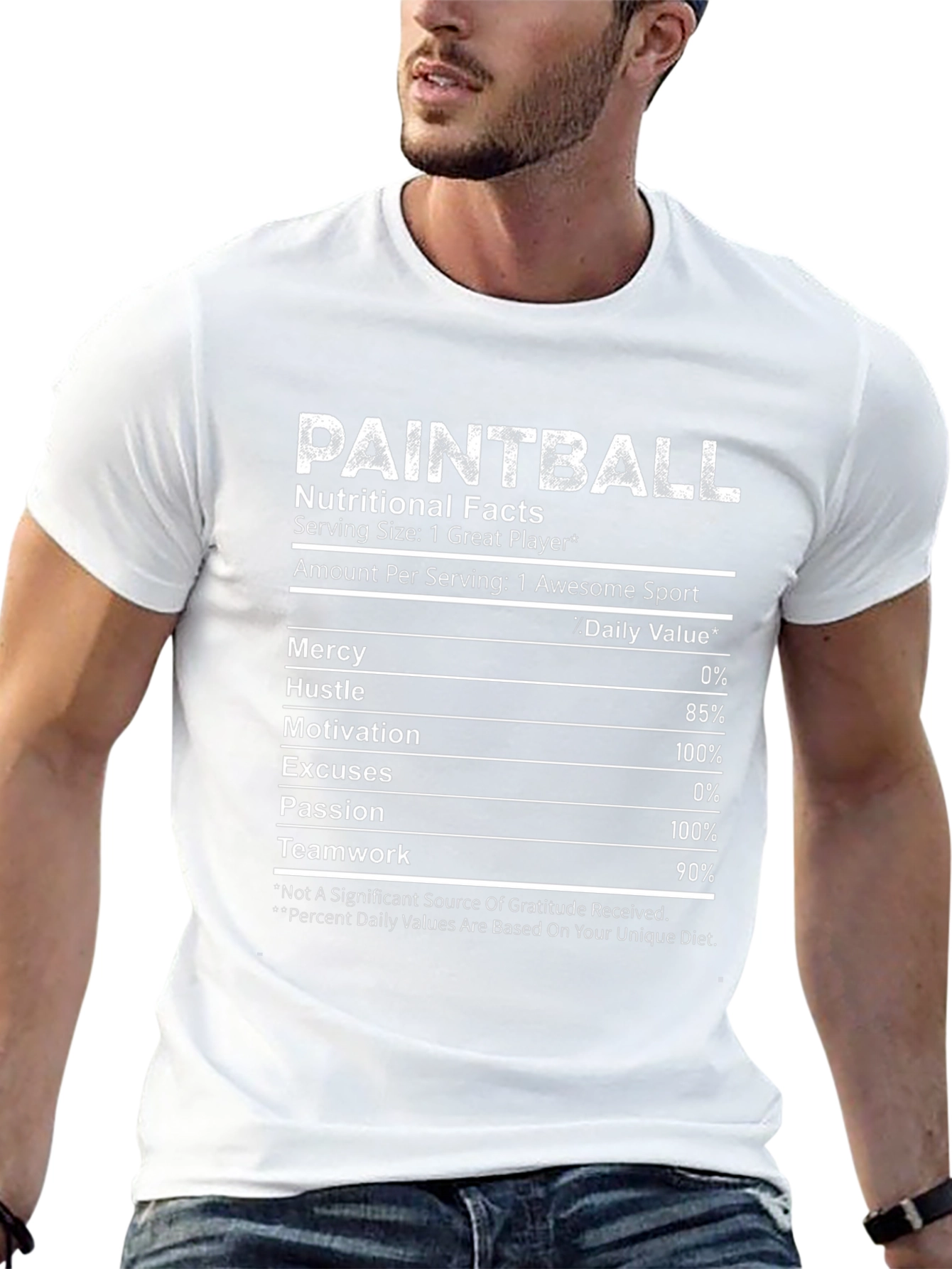 Paintball Nutritional Facts T-Shirt