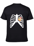 Artist Skeleton Ribcage Halloween Costume T-Shirt