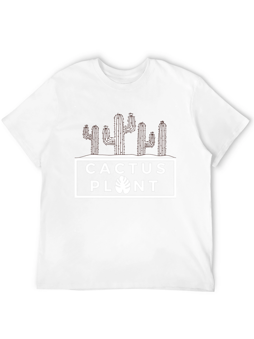 Cactus Plant Graphic Tee - Unisex Black T-Shirt