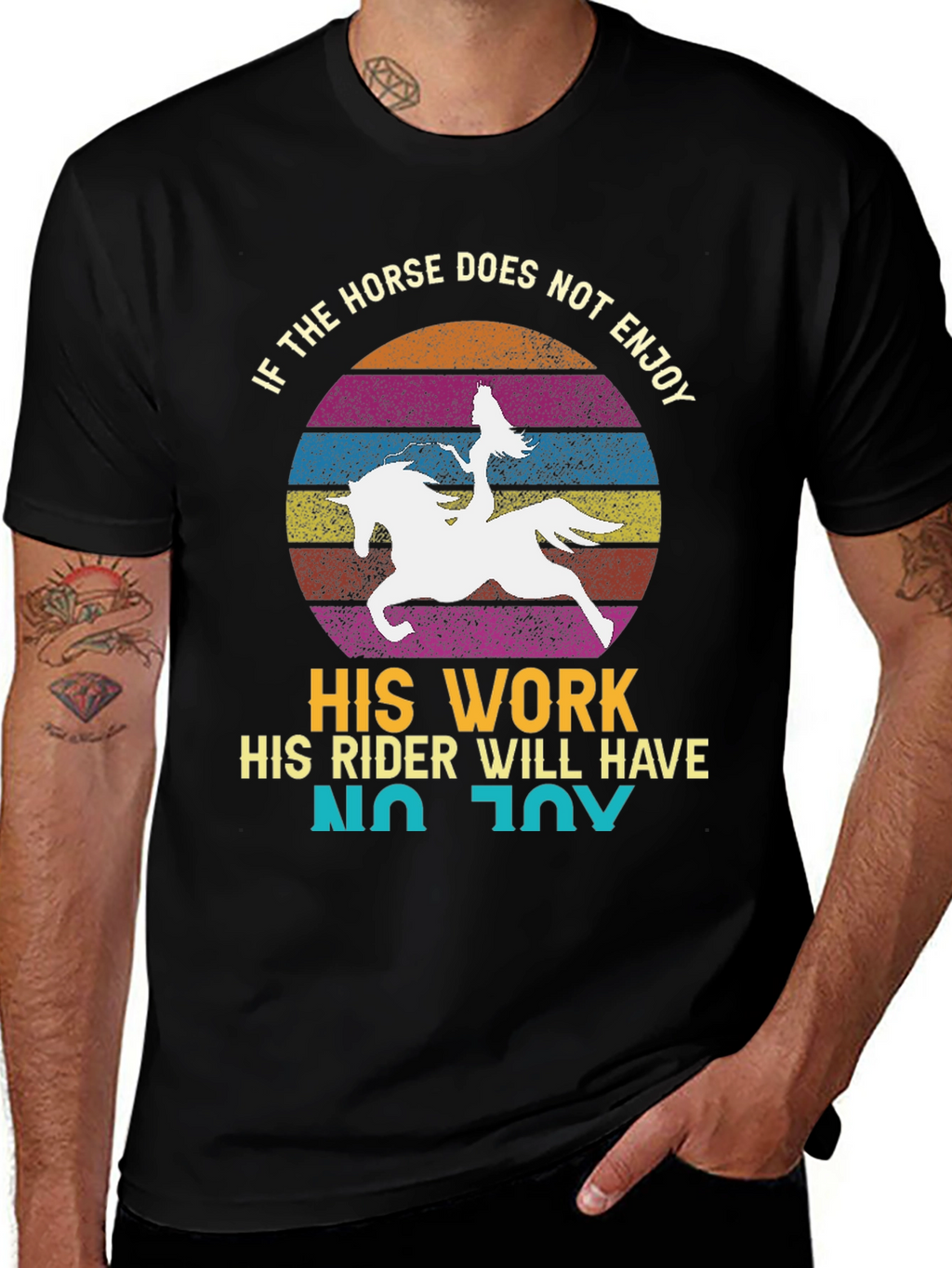 Horse Lover Graphic Tee - No Joy Rider