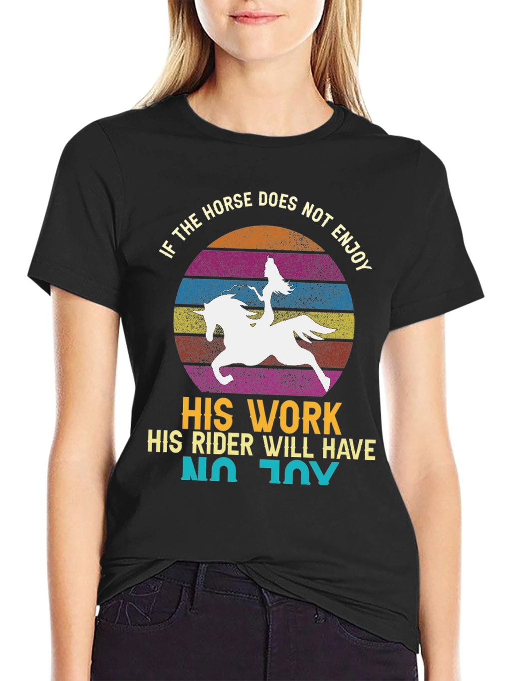 Horse Lover Graphic Tee - No Joy Rider