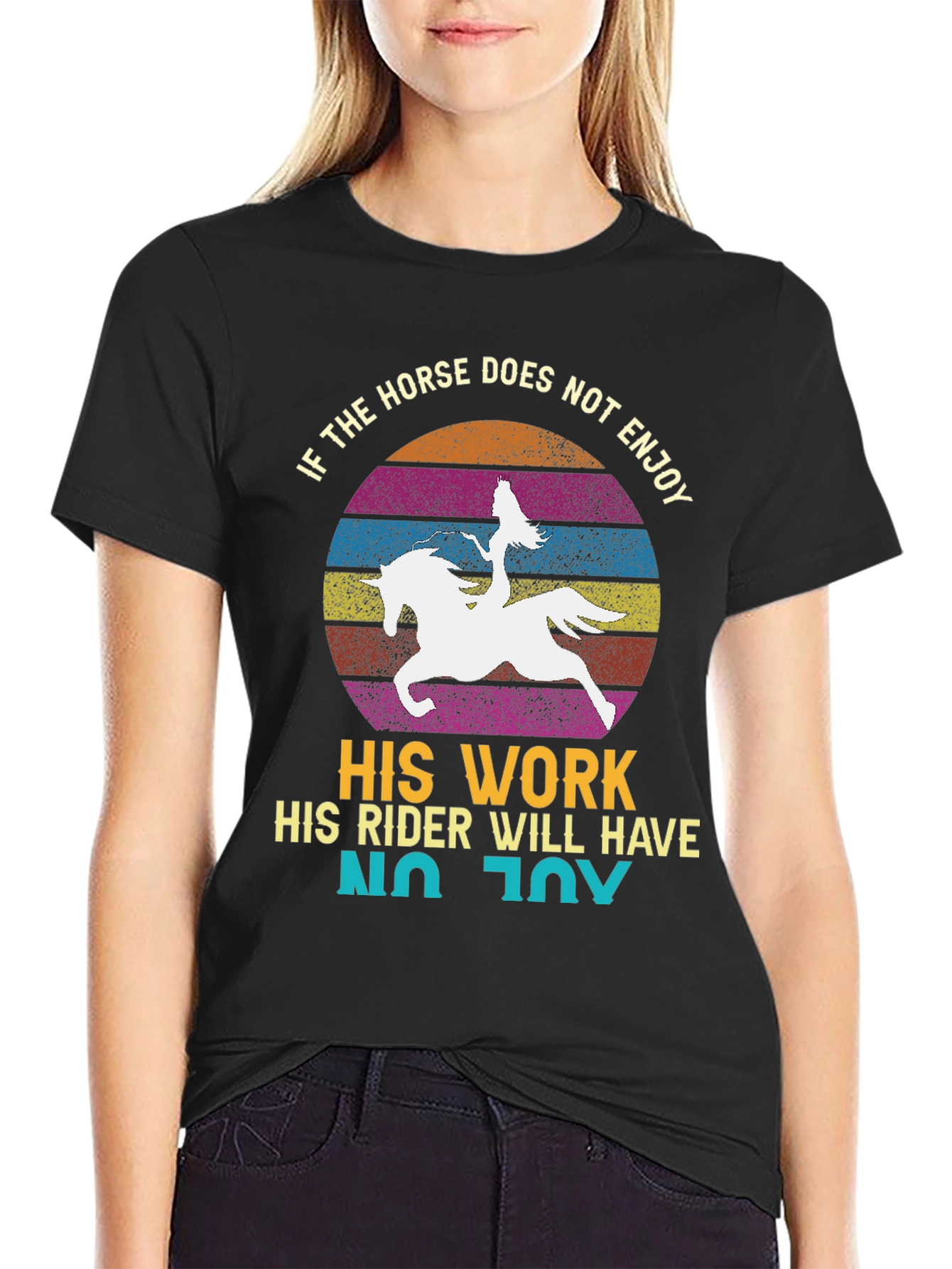 Horse Lover Graphic Tee - No Joy Rider