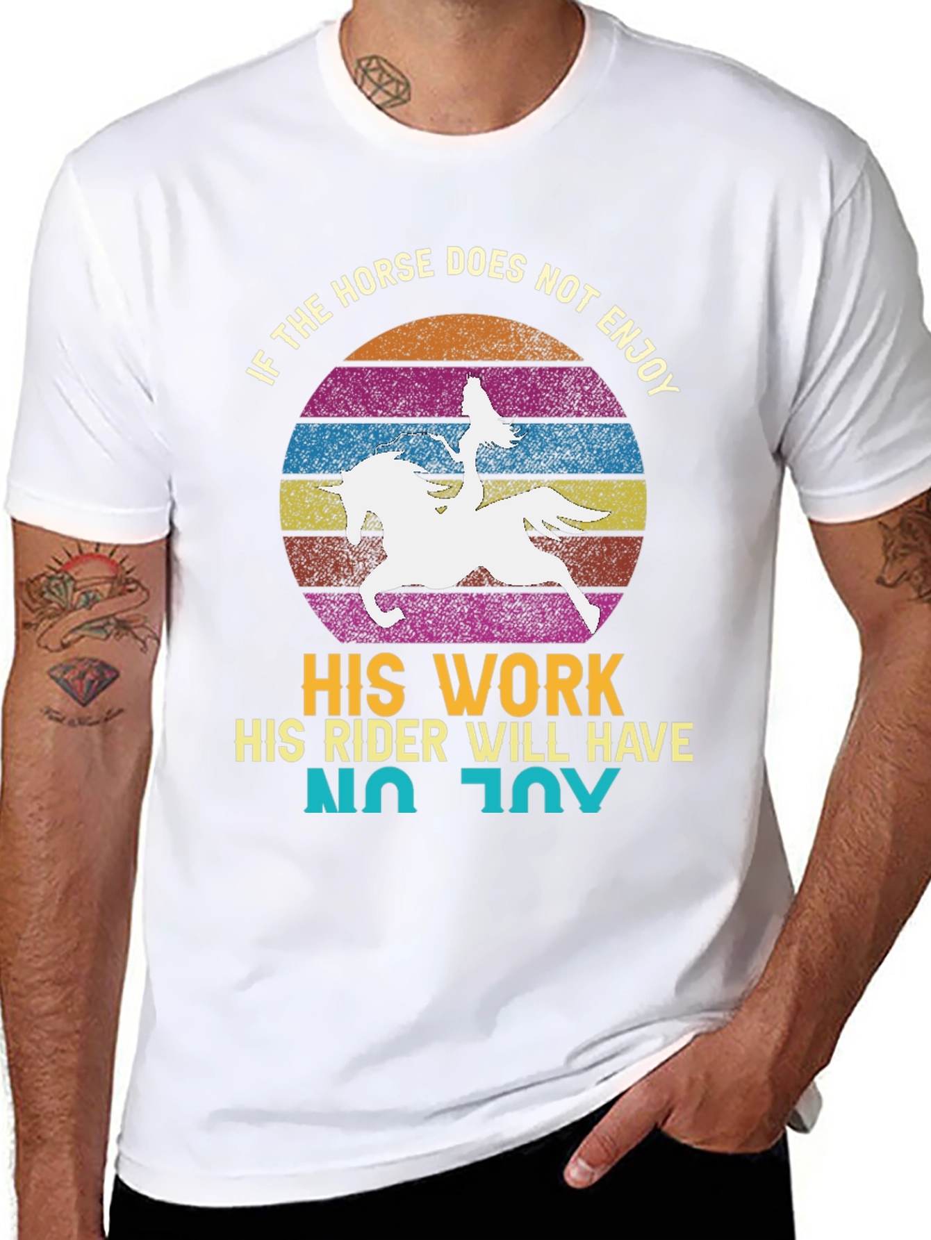 Horse Lover Graphic Tee - No Joy Rider
